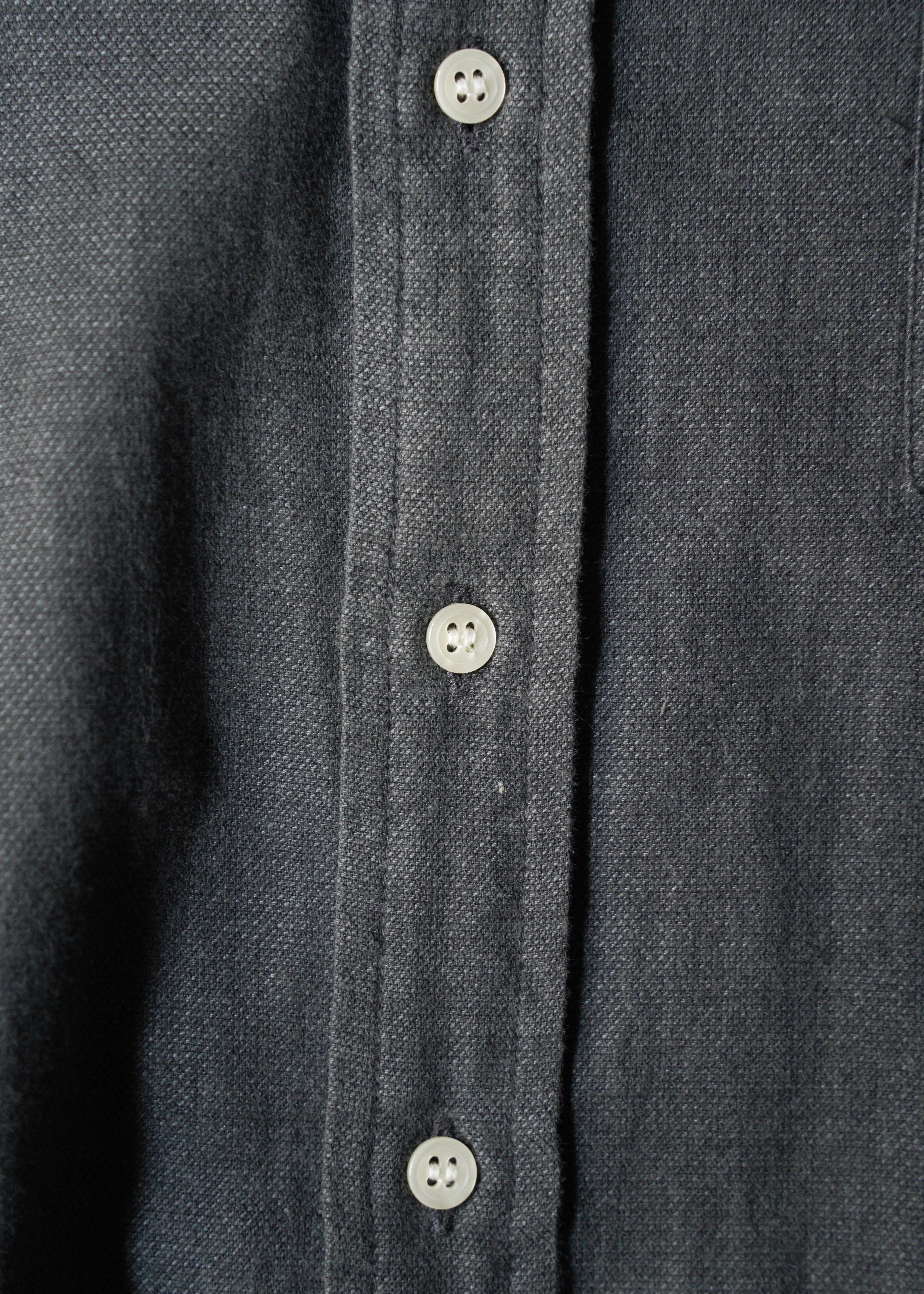 90’s BALENCIAGA regular collar long sleeve cotton shirt