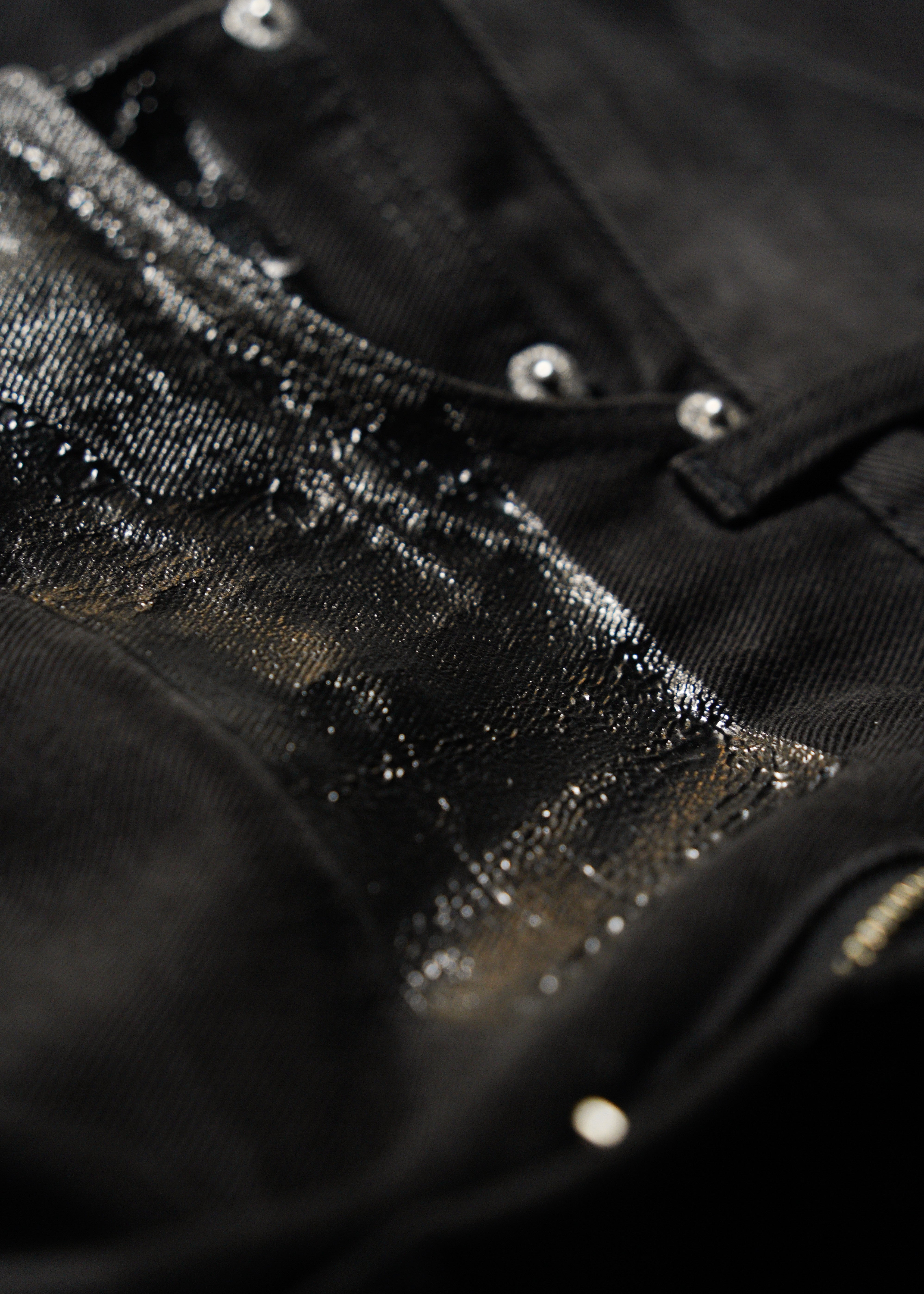 HELMUT LANG 1997 rubber coating jeans