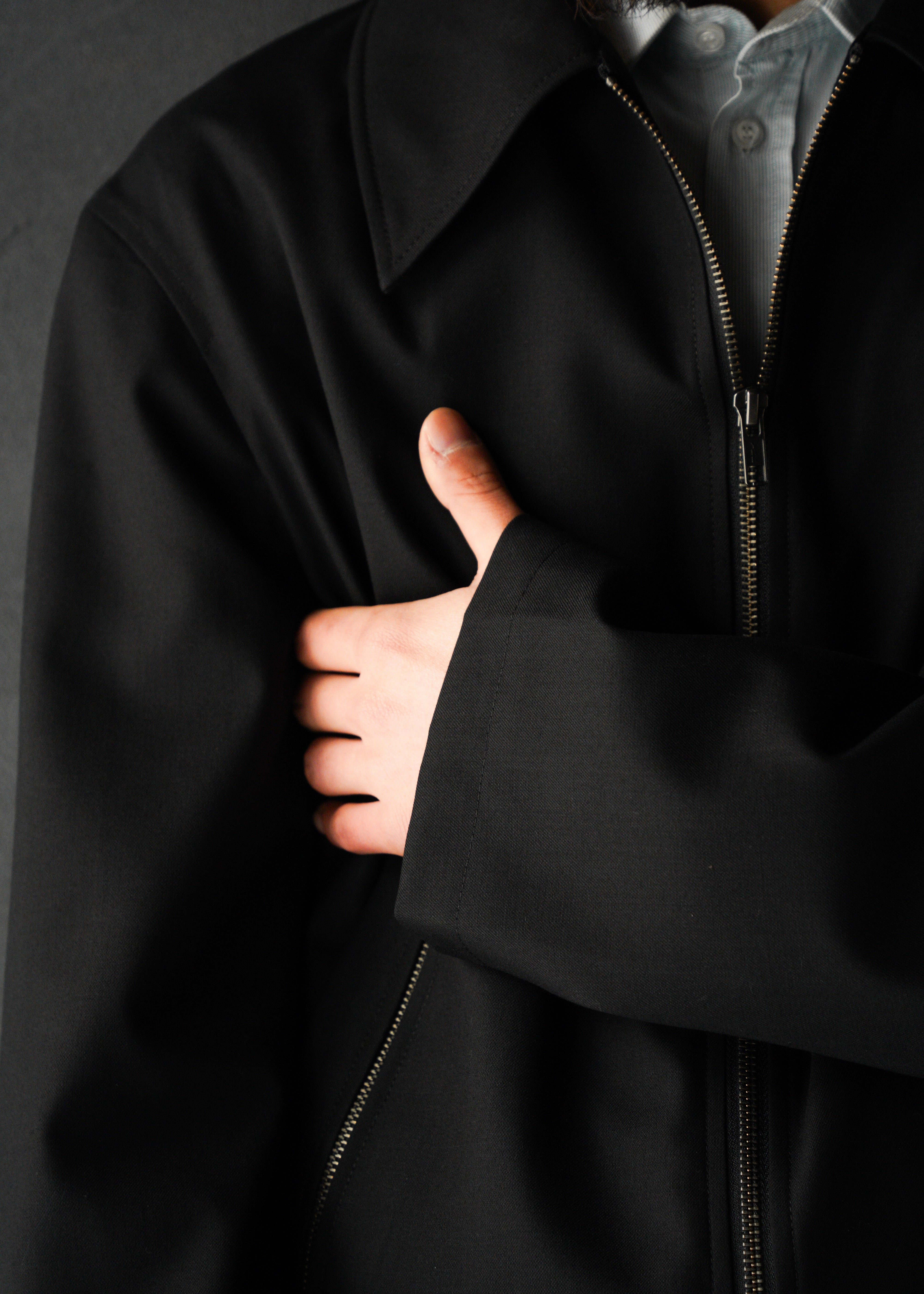 SHOOP 26SS EVERYDAY ZIPPER JACKET / Black