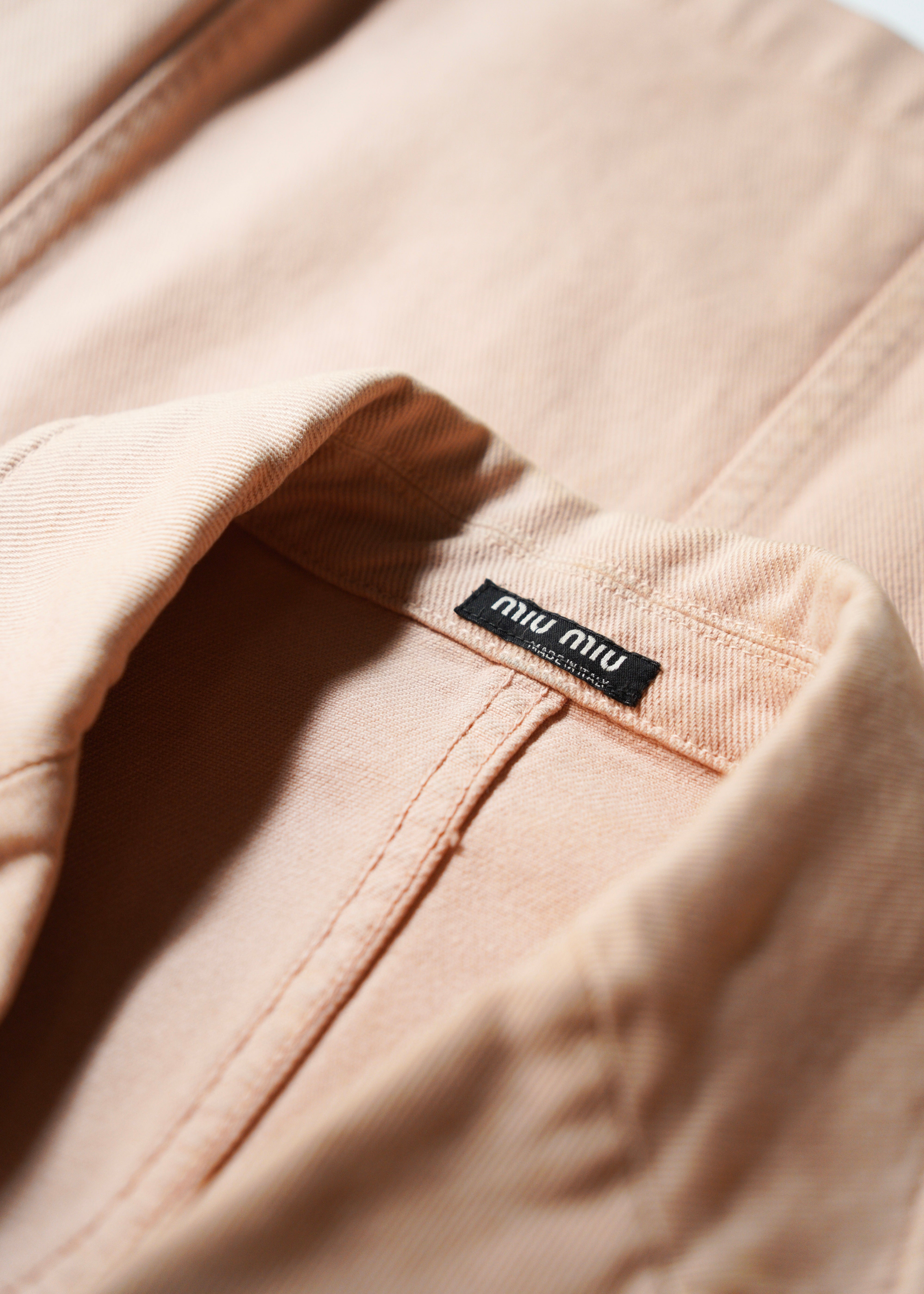 MIU MIU 02SS 2b cotton tailored jacket