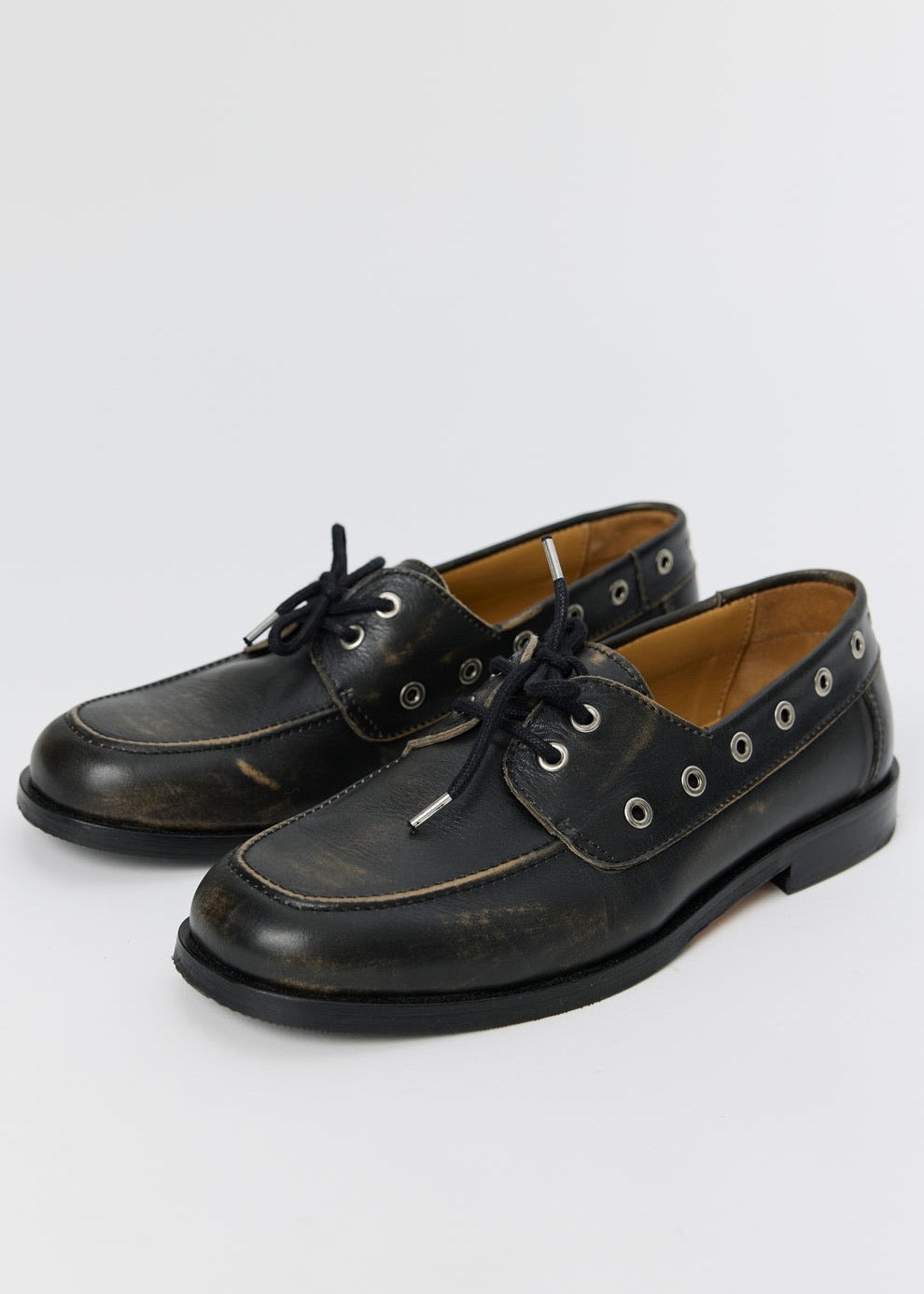 mfpen 26AW Scout Deck Shoe / Scratched Black