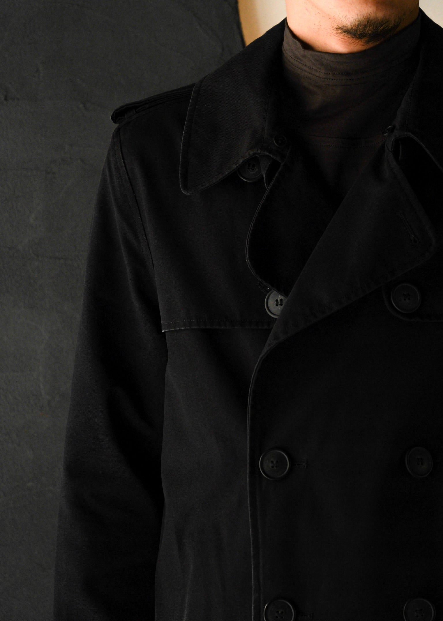 90's-00's A.P.C. cotton trench coat