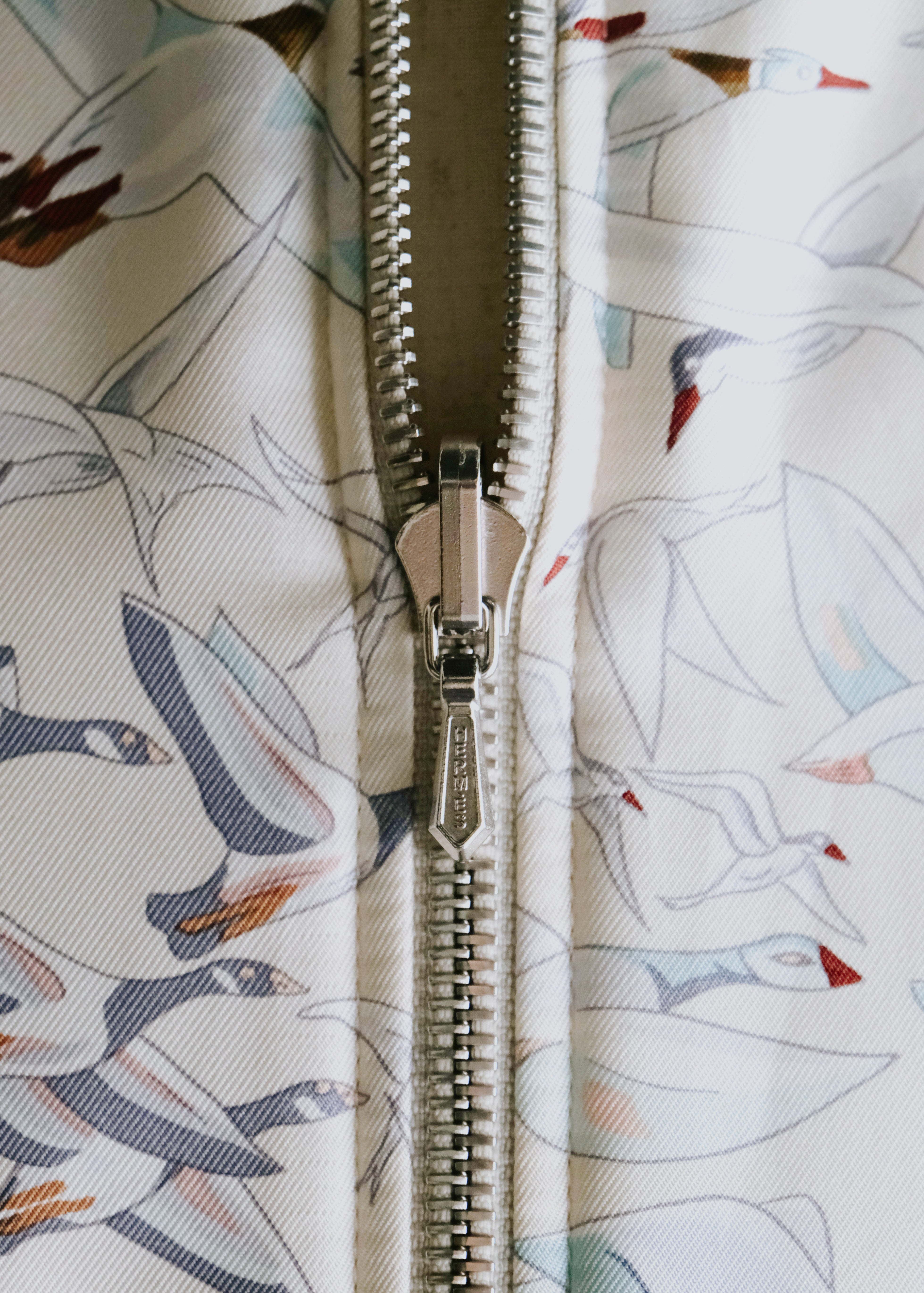 HERMÈS by Martin Margiela silk reversible blouson