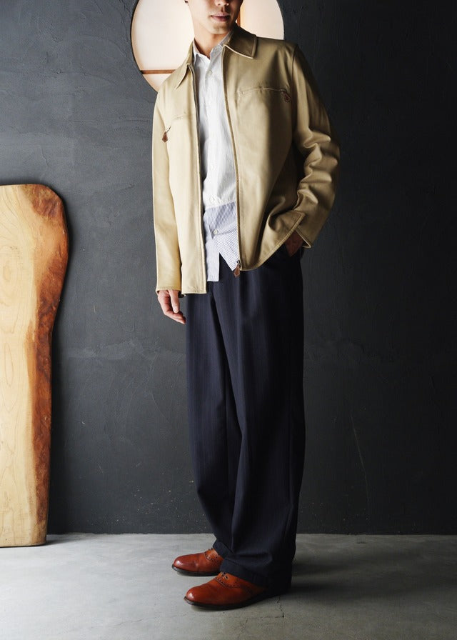 00's DRIES VAN NOTEN switching stripe shirt