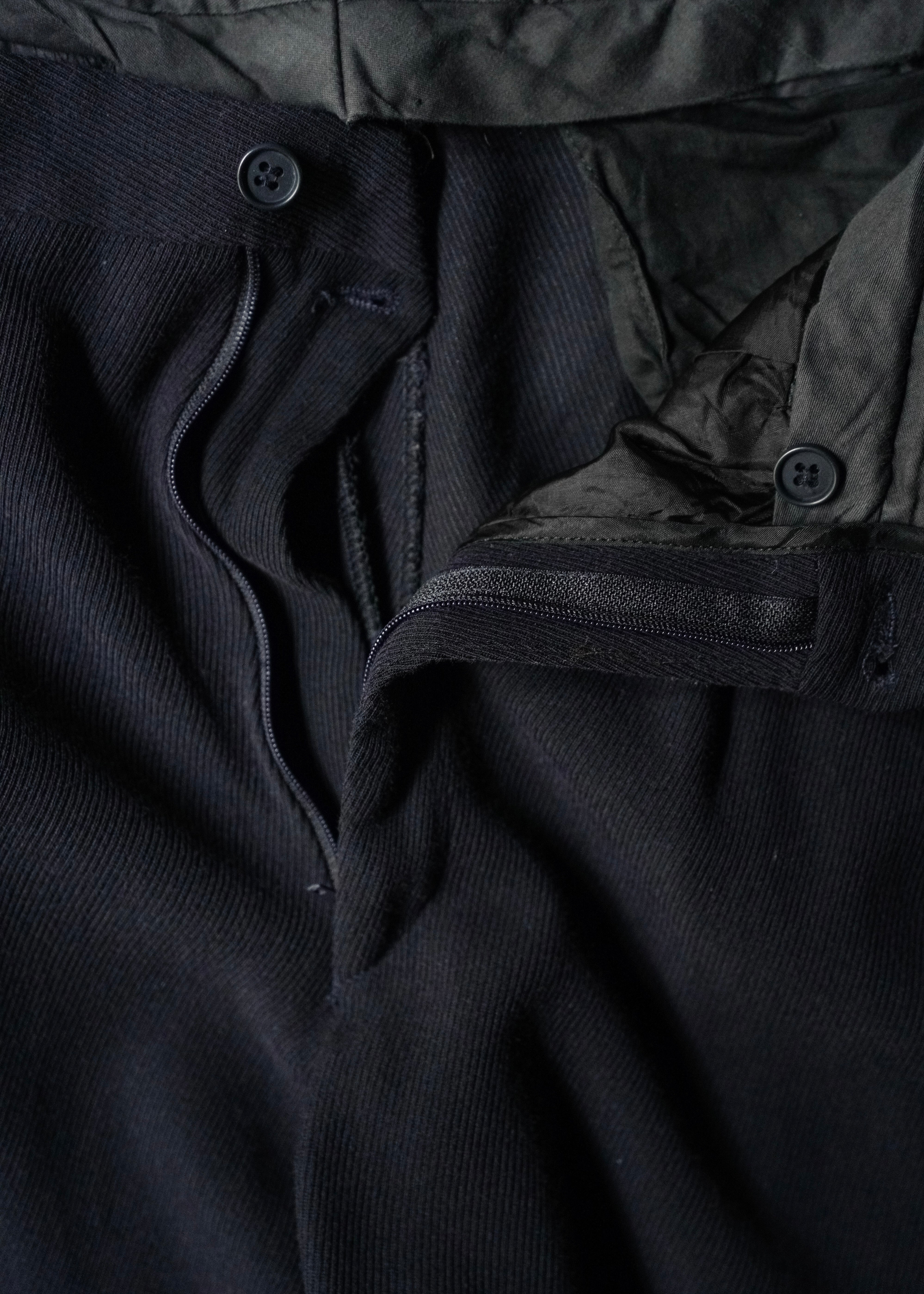 00’s EMPORIO ARMANI wool blend rayon tapered slacks