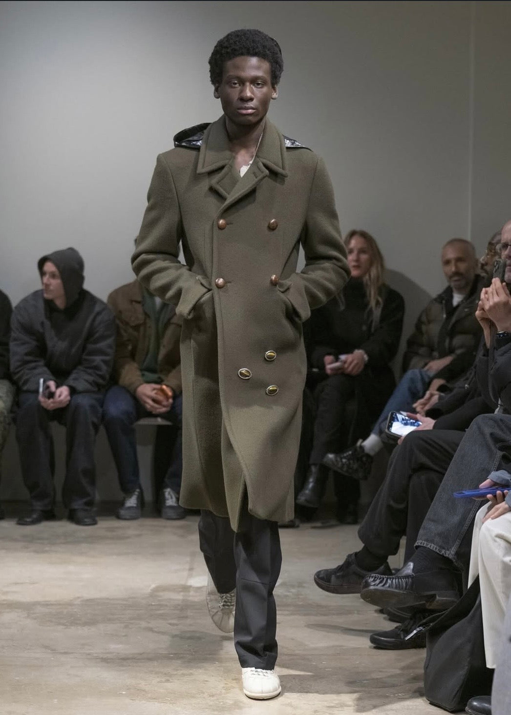 NAMACHEKO 26AW RAGNALL コート DARK OLIVE メンズ
