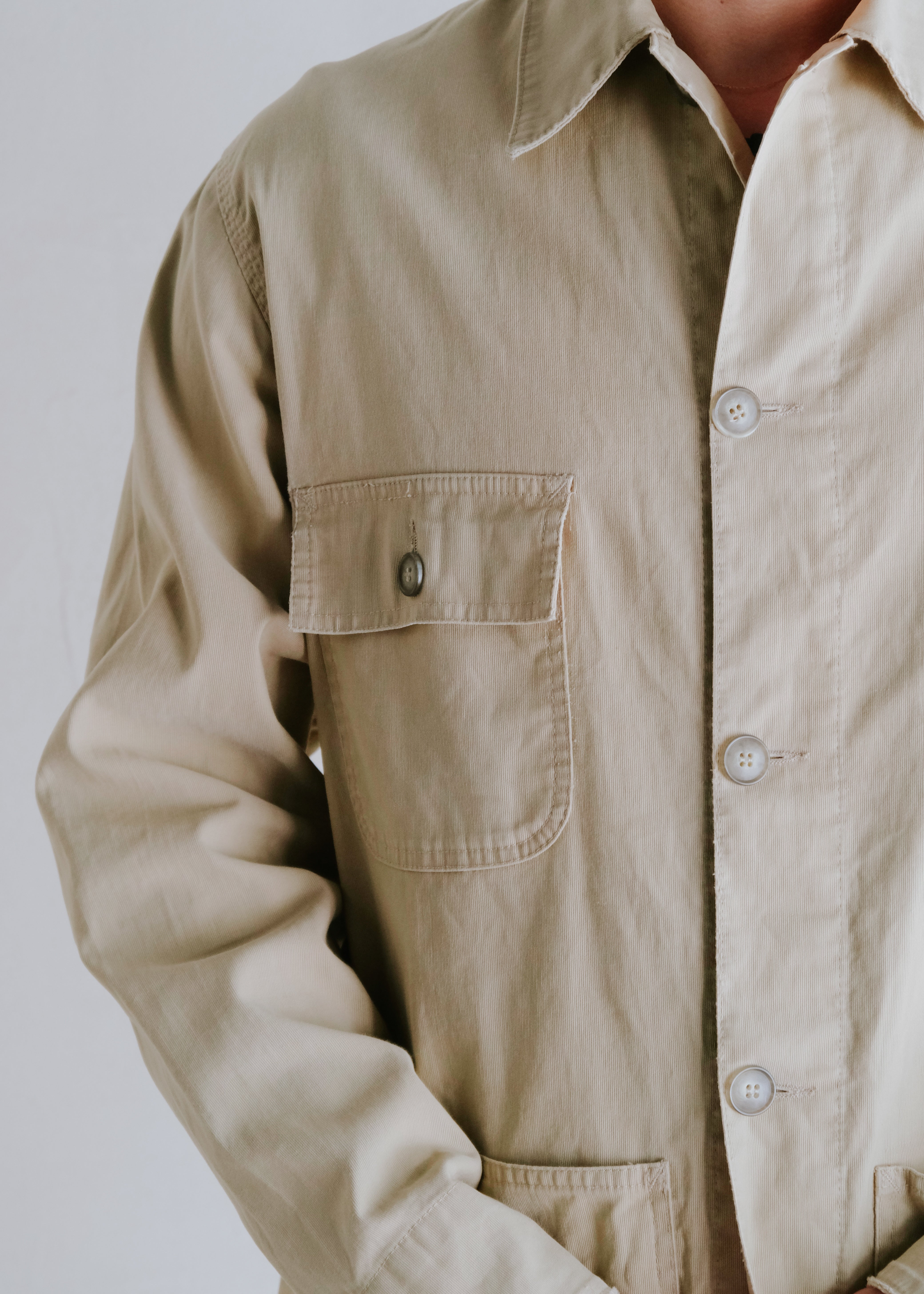90's A.P.C cotton coverall jacket