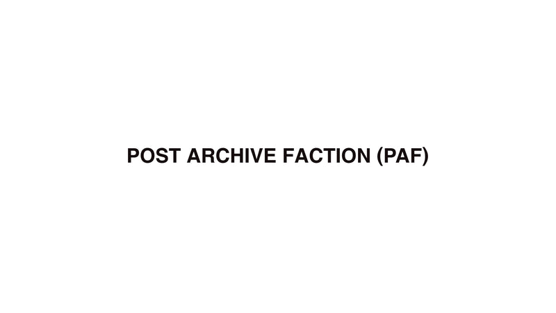 POST ARCHIVE FACTION (PAF)