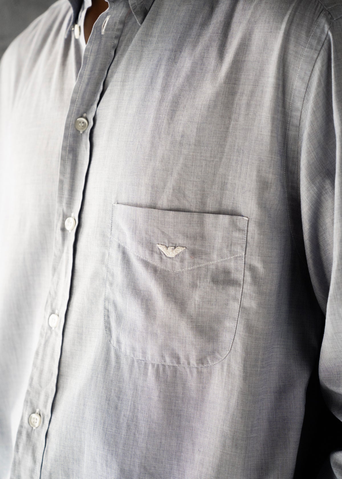 90’s EMPORIO ARMANI button-down collar shirt