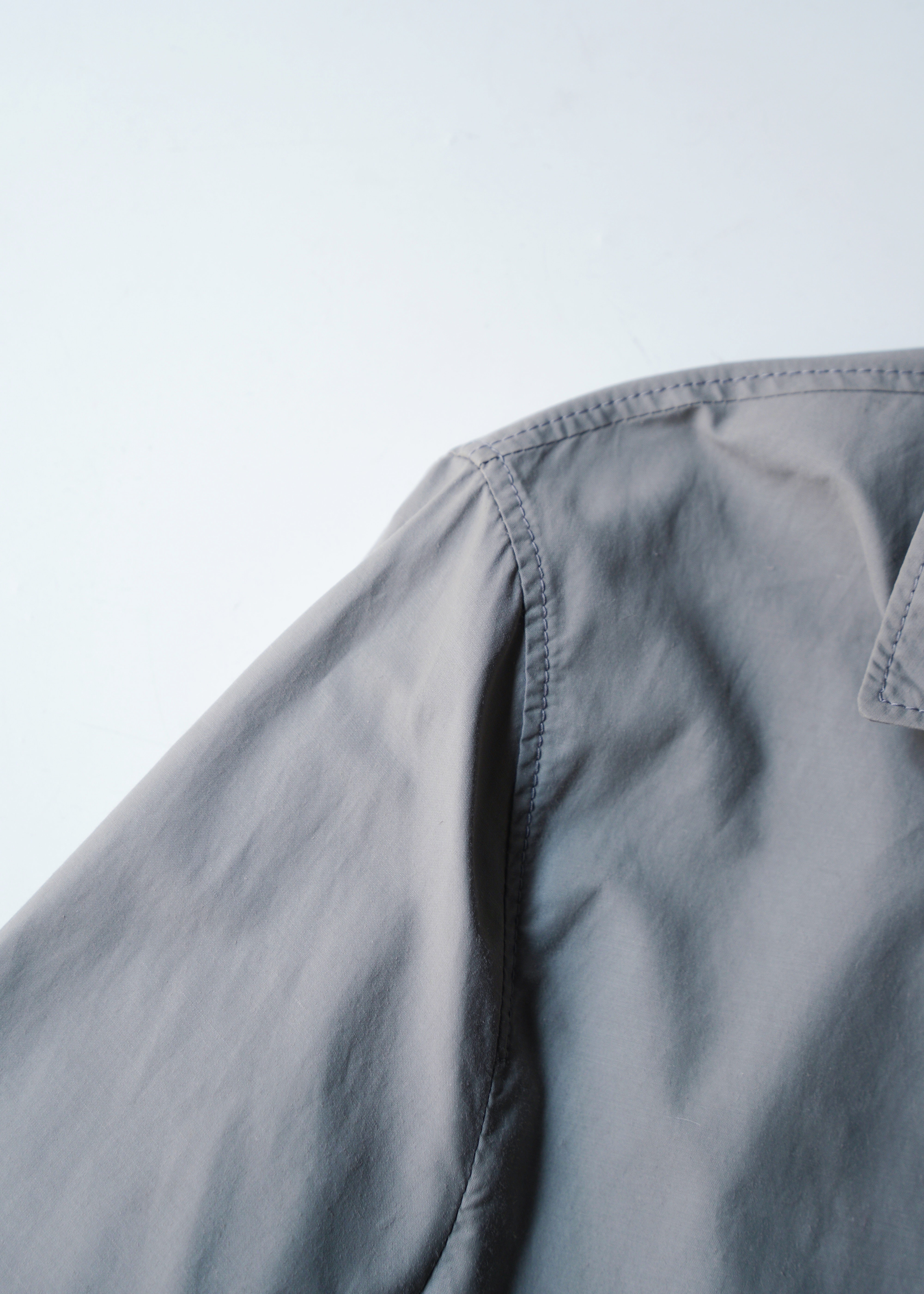 PRADA 98SS cotton-nylon gabardine mac coat