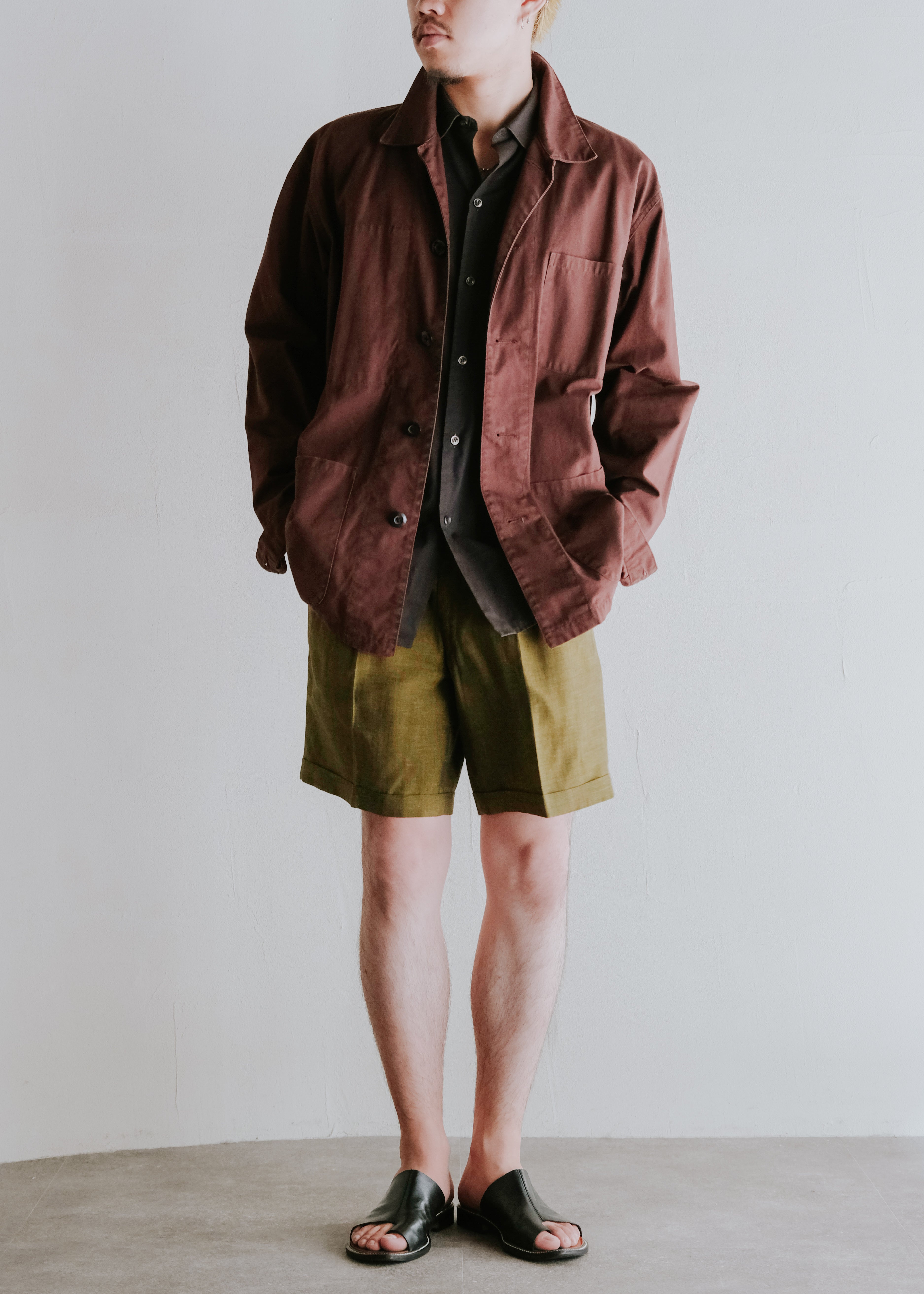 MARTIN MARGIELA マルタンマルジェラ Early 00's french front regular collar shirt 古着 メンズ