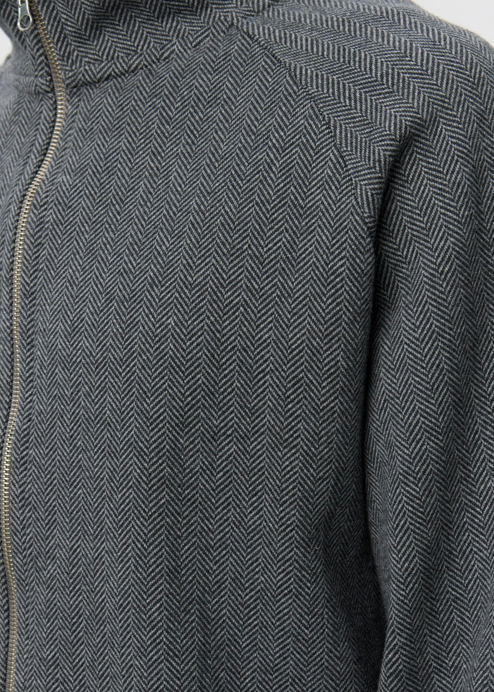 mfpen 26AW Leisure Zip Up Grey Herringbone メンズ
