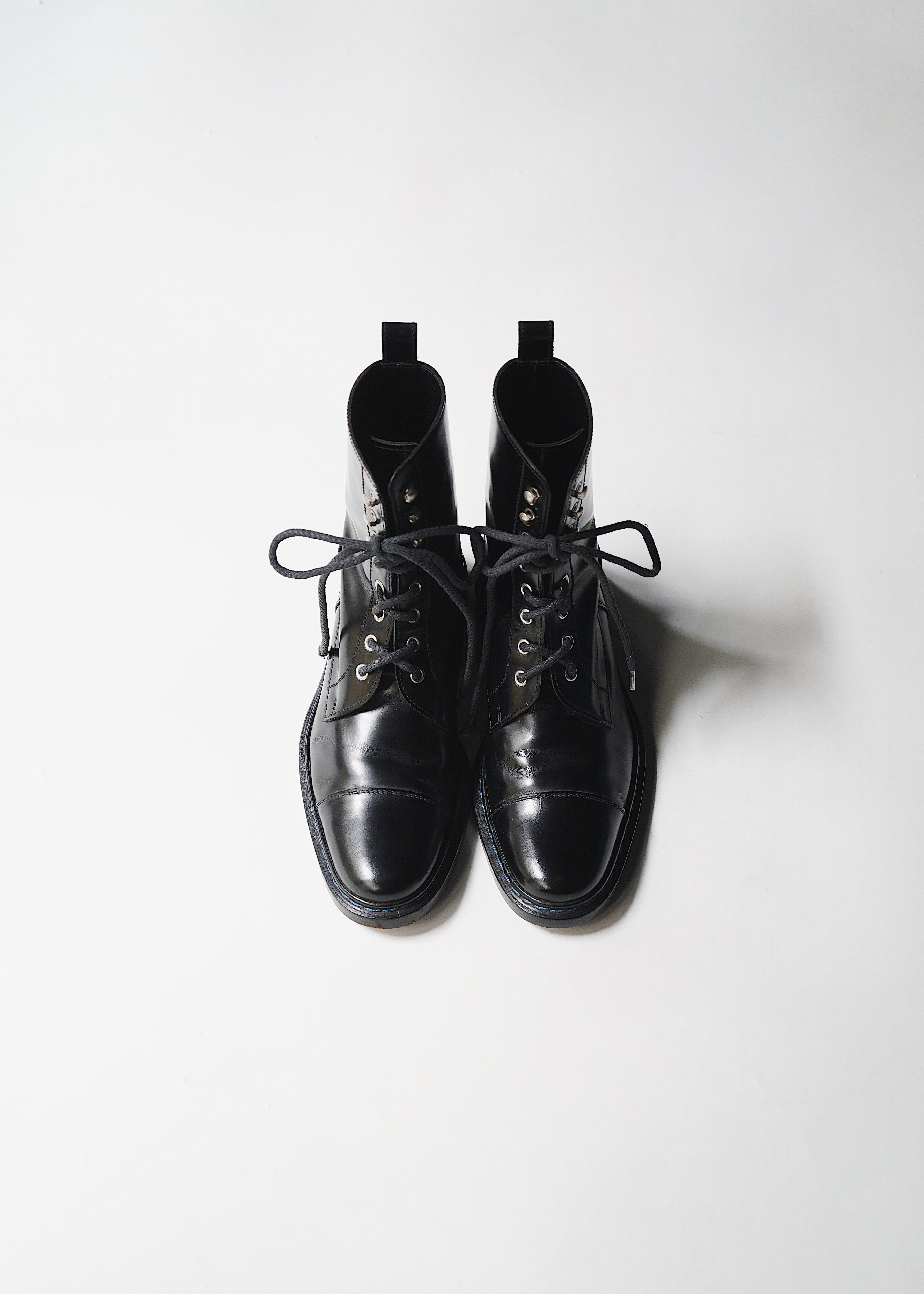 BALENCIAGA by Nicolas Ghesquiere 08SS lace up leather boots