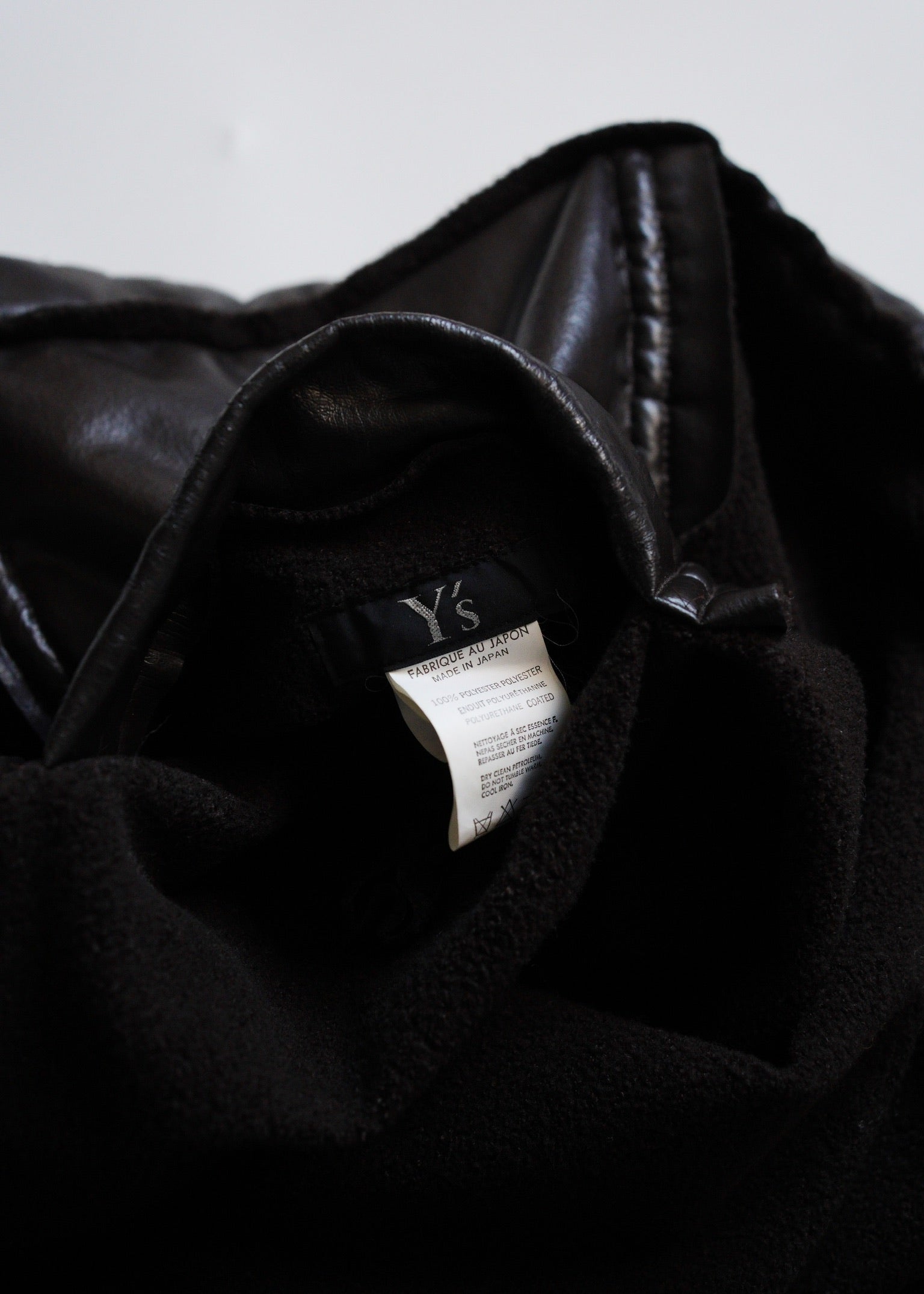 Y's 95AW coating reversible bore blouson
