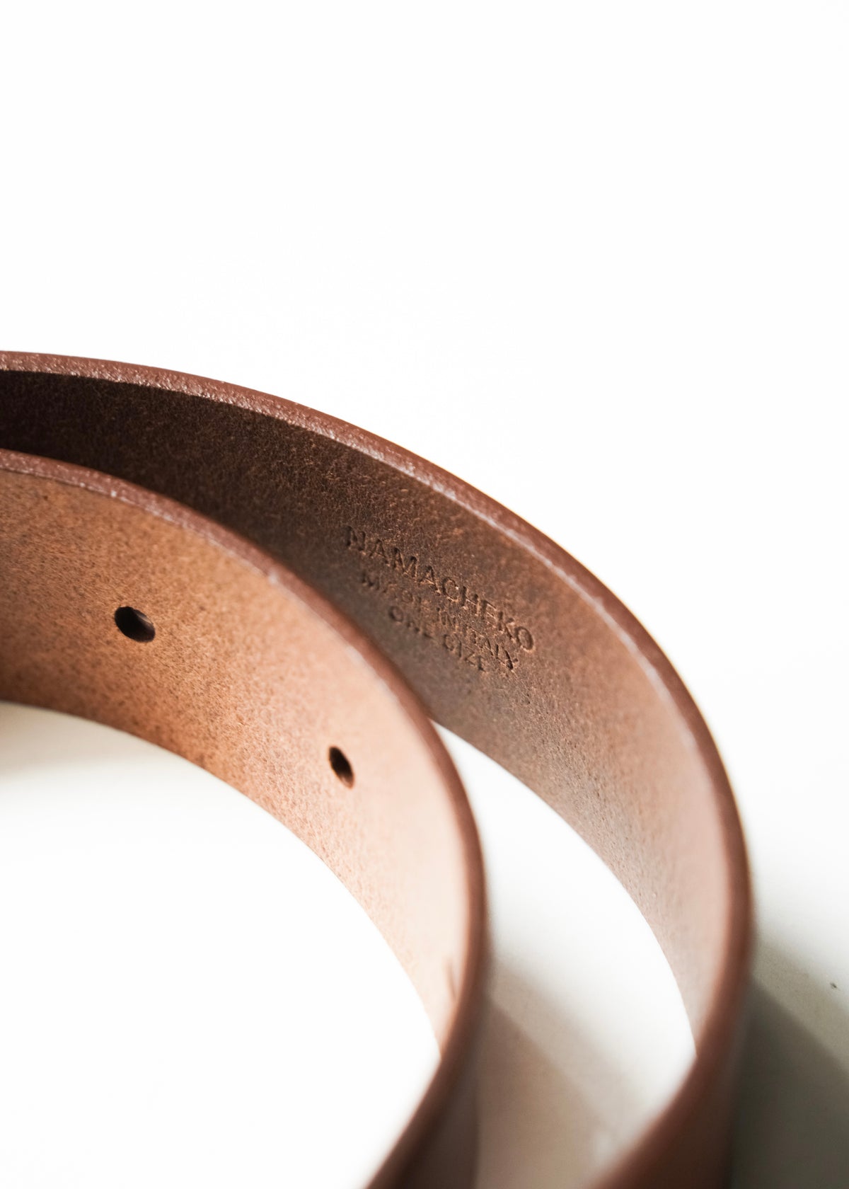 NAMACHEKO 26AW FIONN BELT/Brown