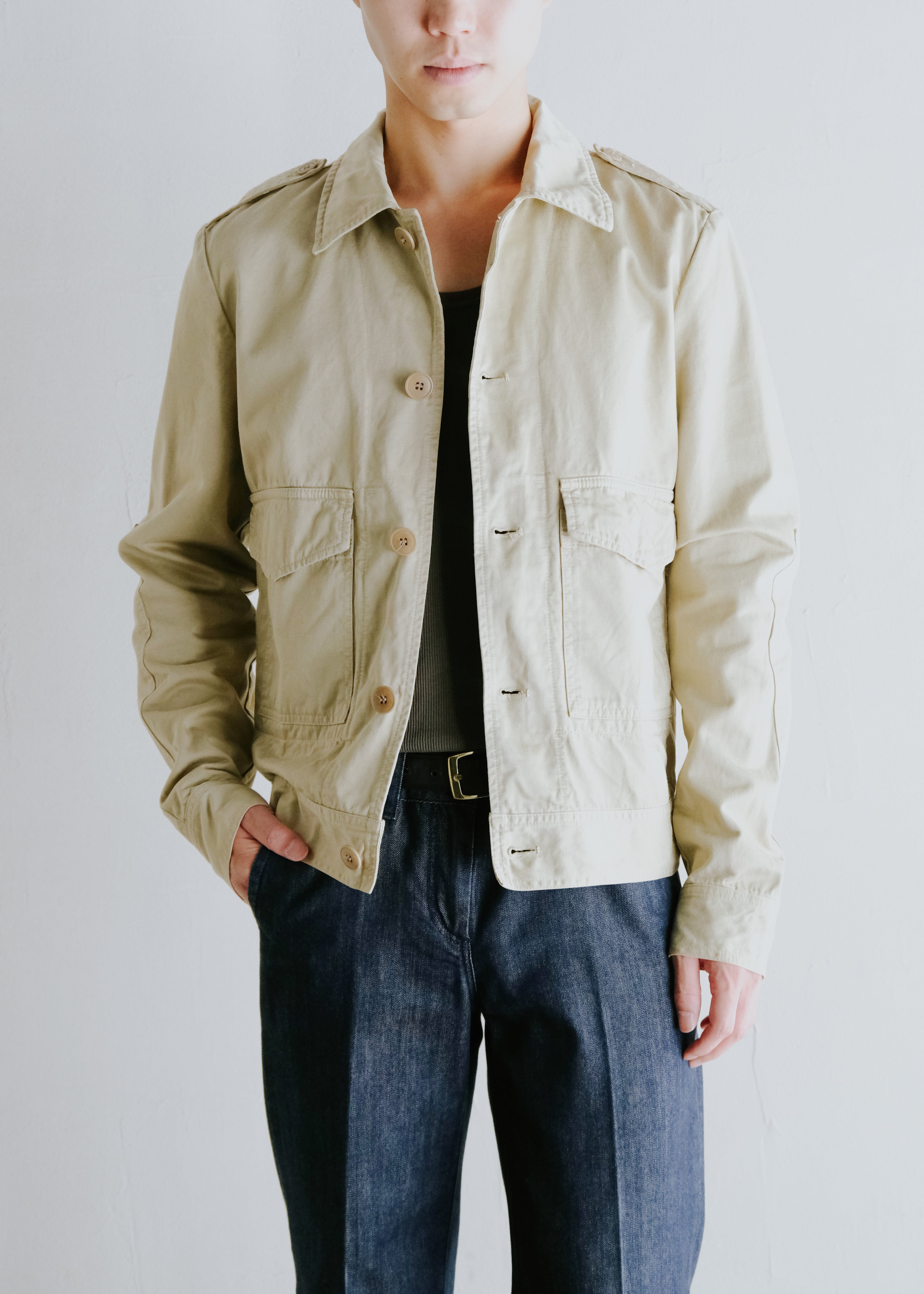 Martin Margiela 04SS cotton military jacket