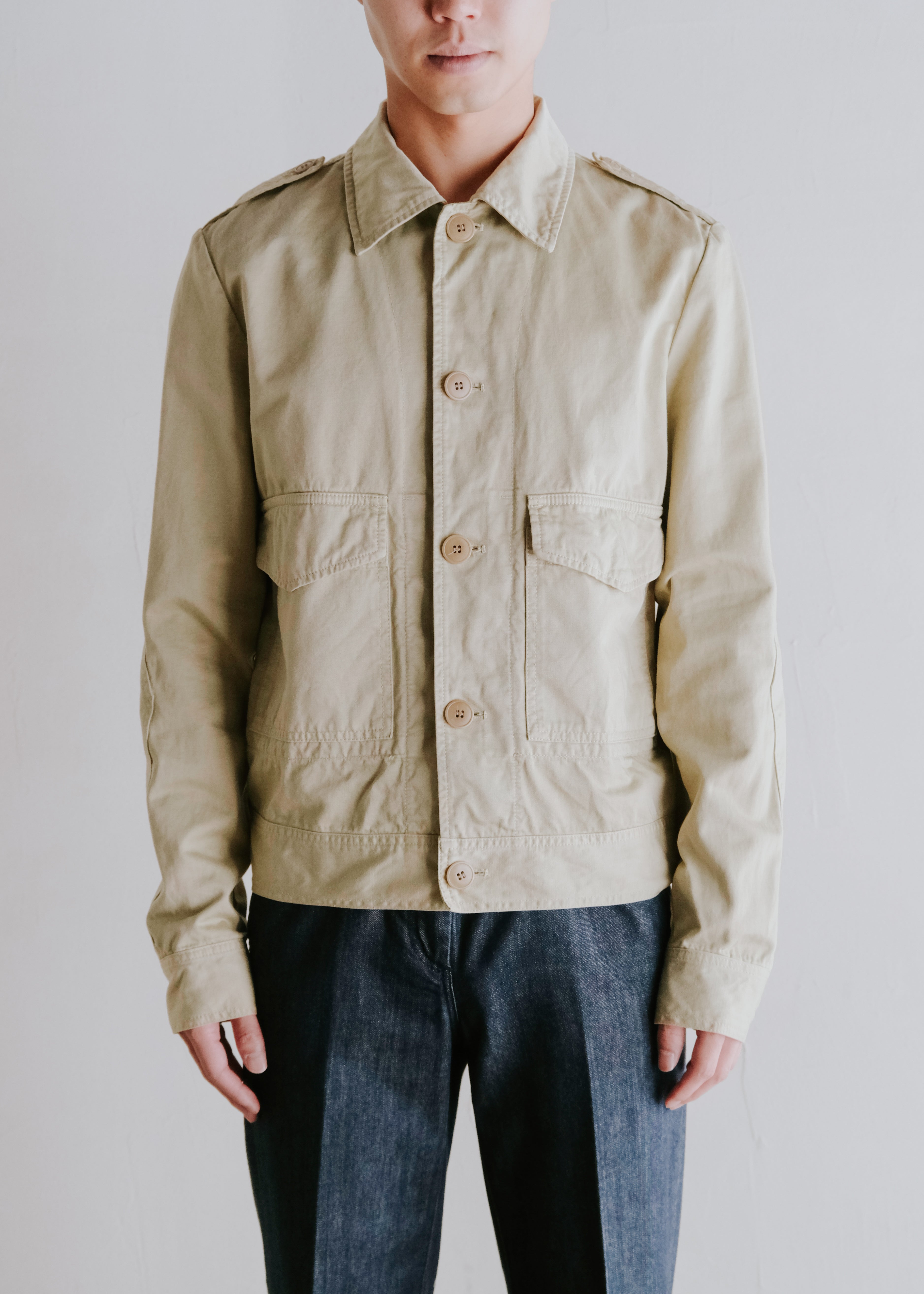 Martin Margiela 04SS cotton military jacket