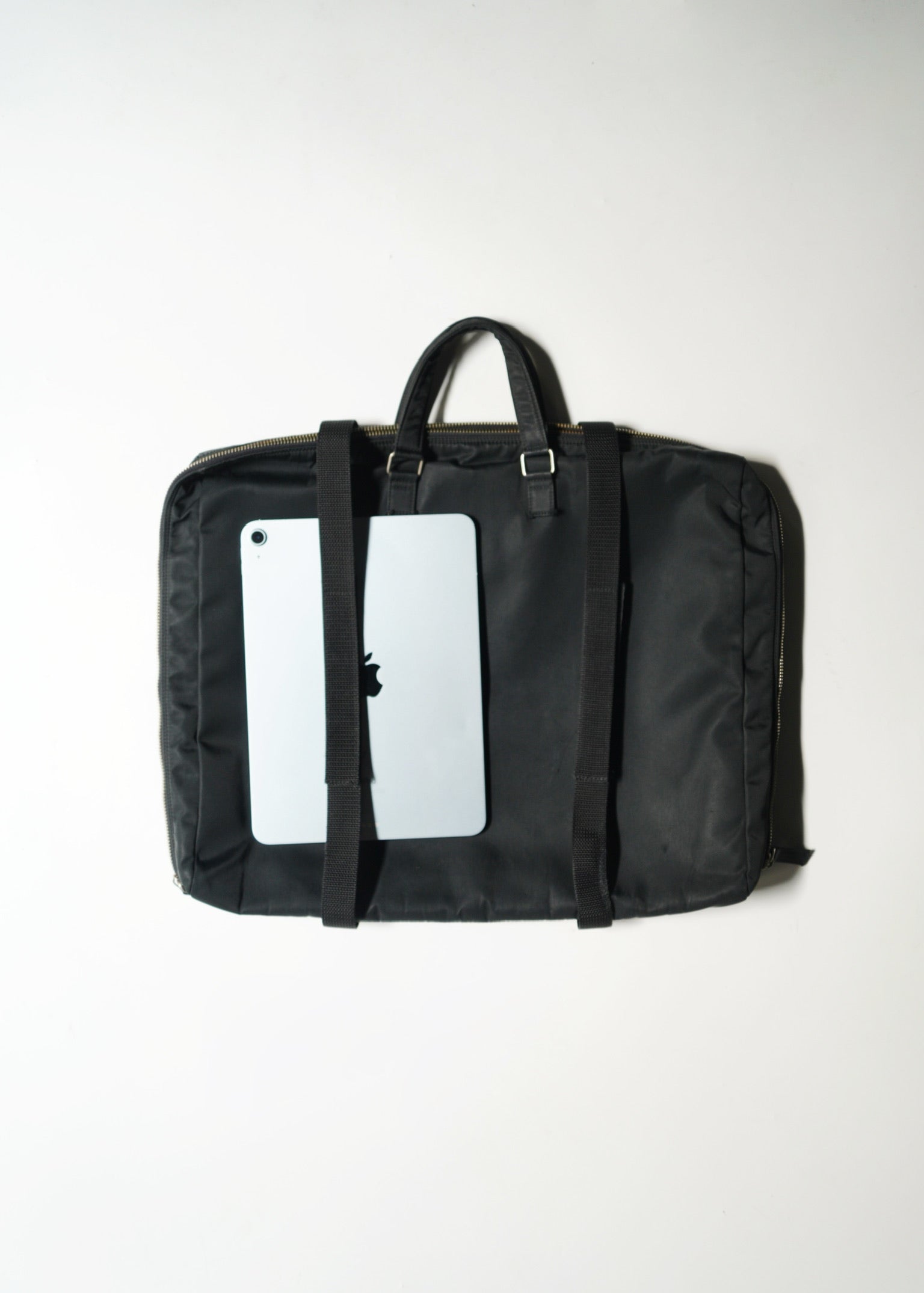 90's HELMUT LANG bondage nylon brief bag
