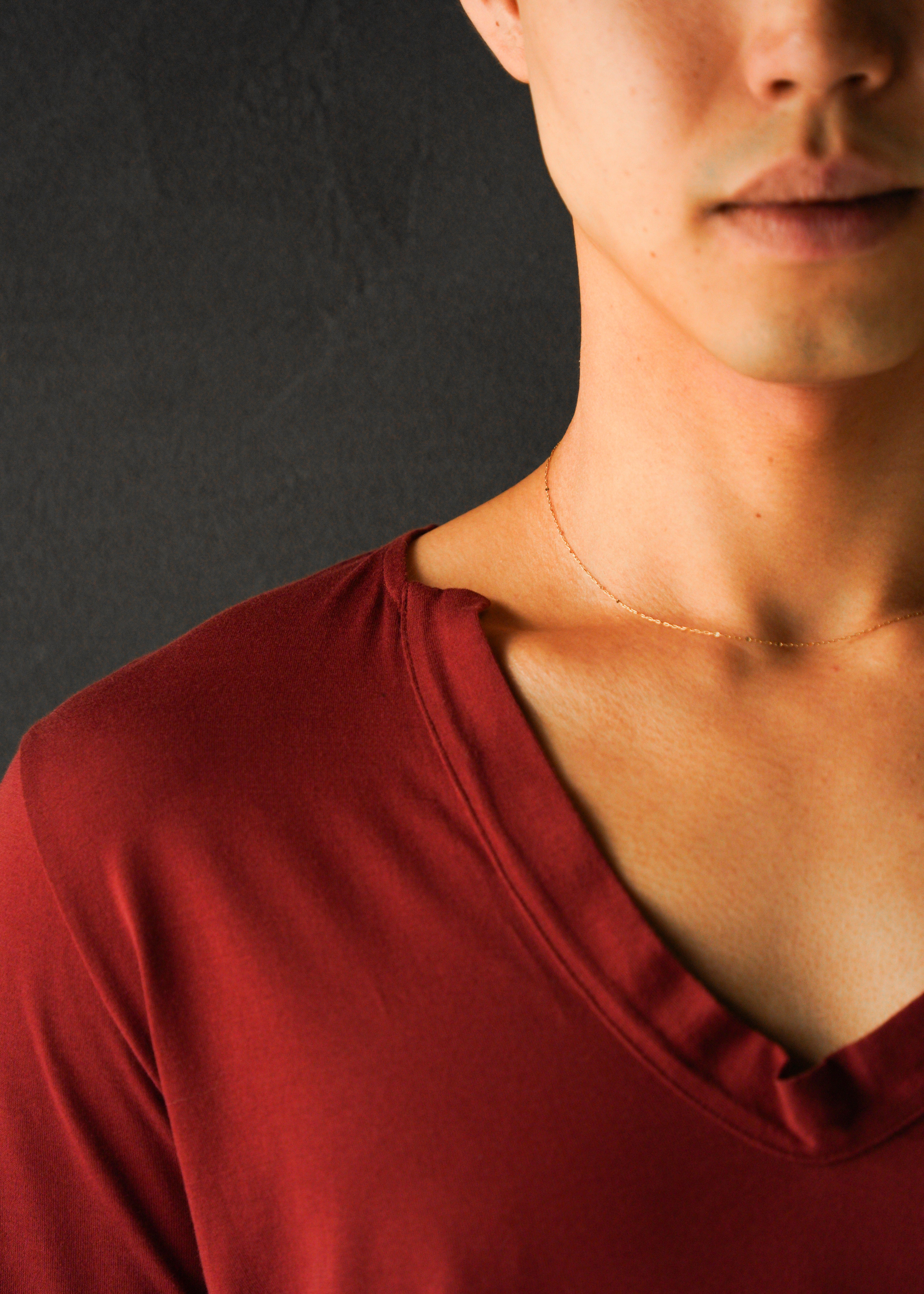 BOTTEGA VENETA 2010SS V neck cotton long sleeve top