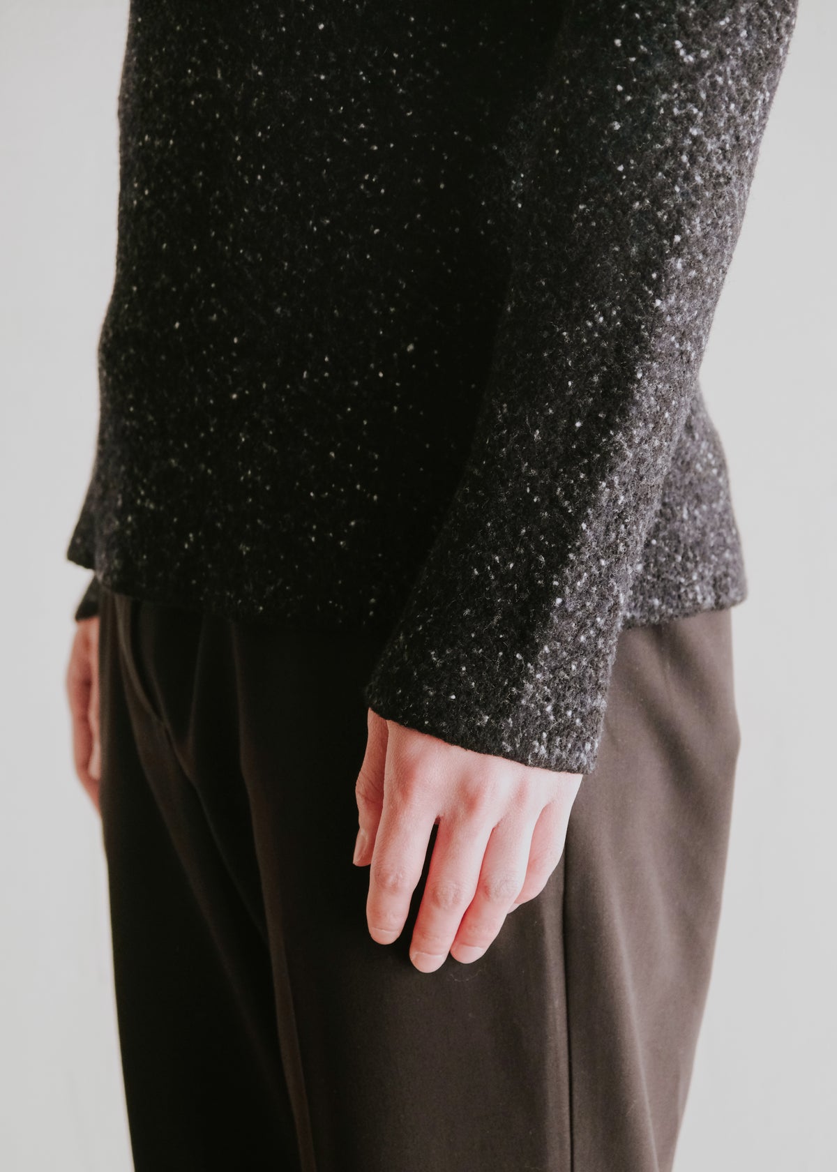 JIL SANDER ジルサンダー 22AW ribbless marble crew neck ニット メンズ