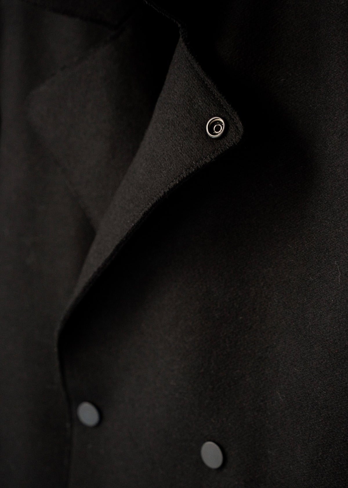 EMPORIO ARMANI 2012AW snap button wool p coat