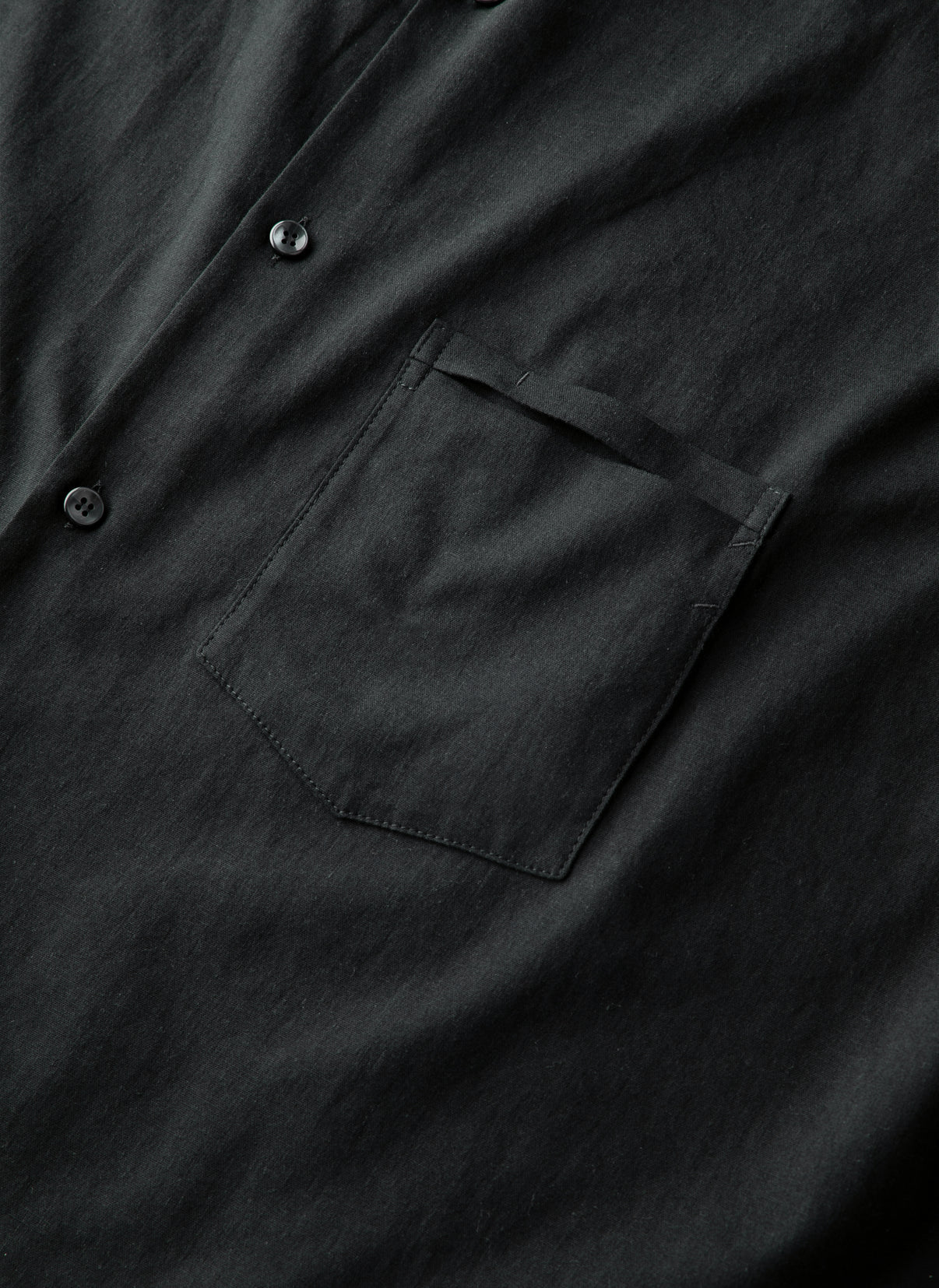 POST ARCHIVE FACTION 26SS Vacation Shirt /Black