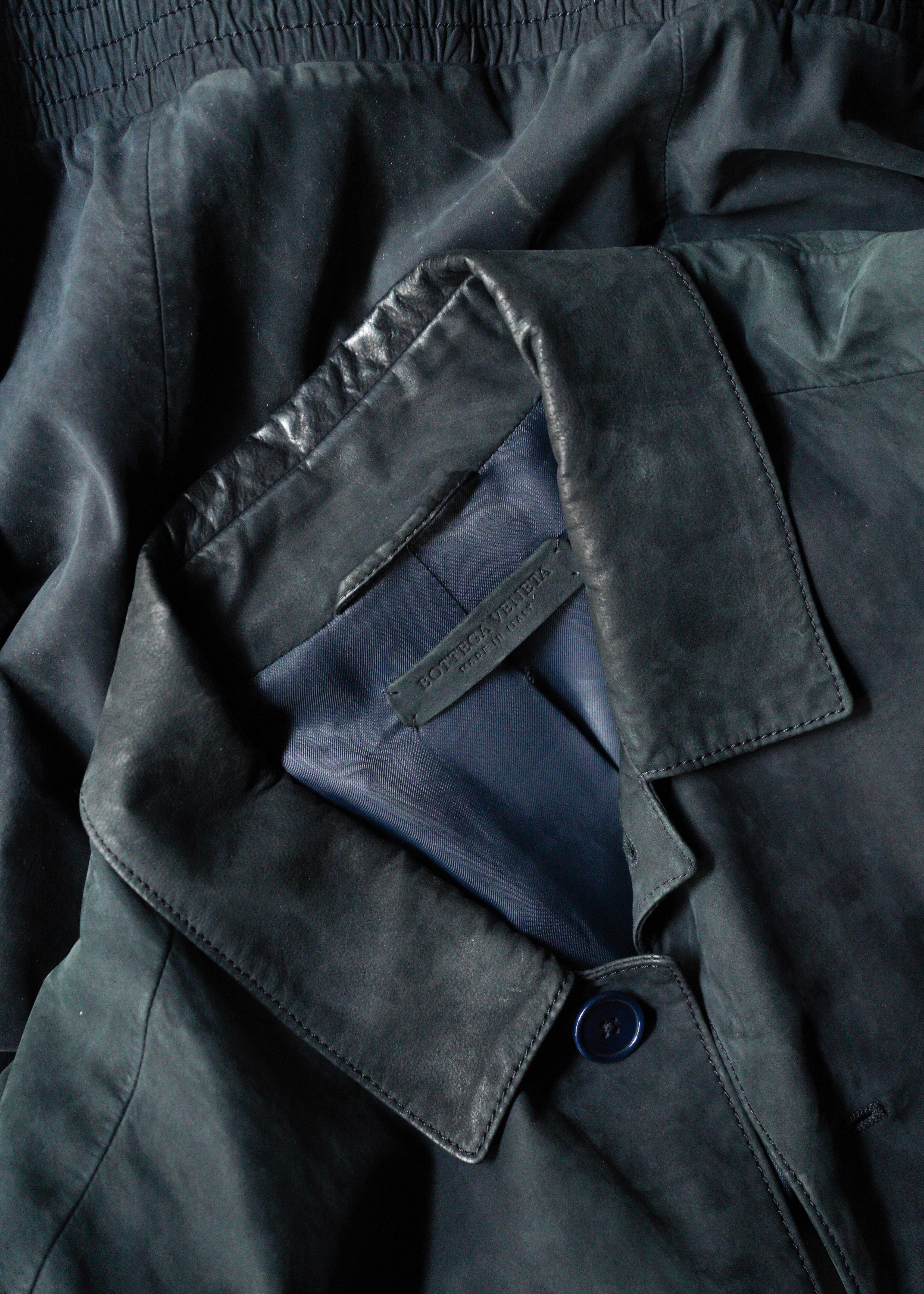 00-10’s BOTTEGA VENETA suede leather field jacket