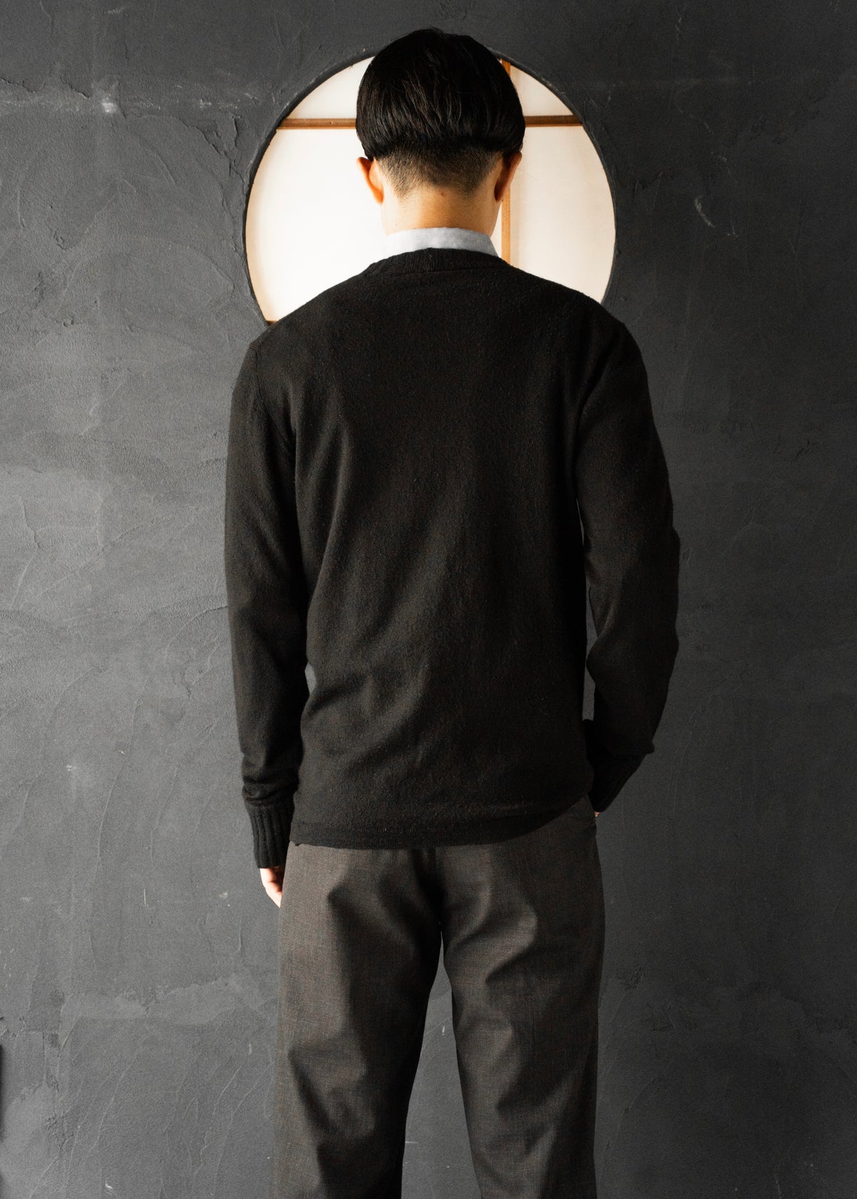 90-00’s DRIES VAN NOTEN button front wool cardigan