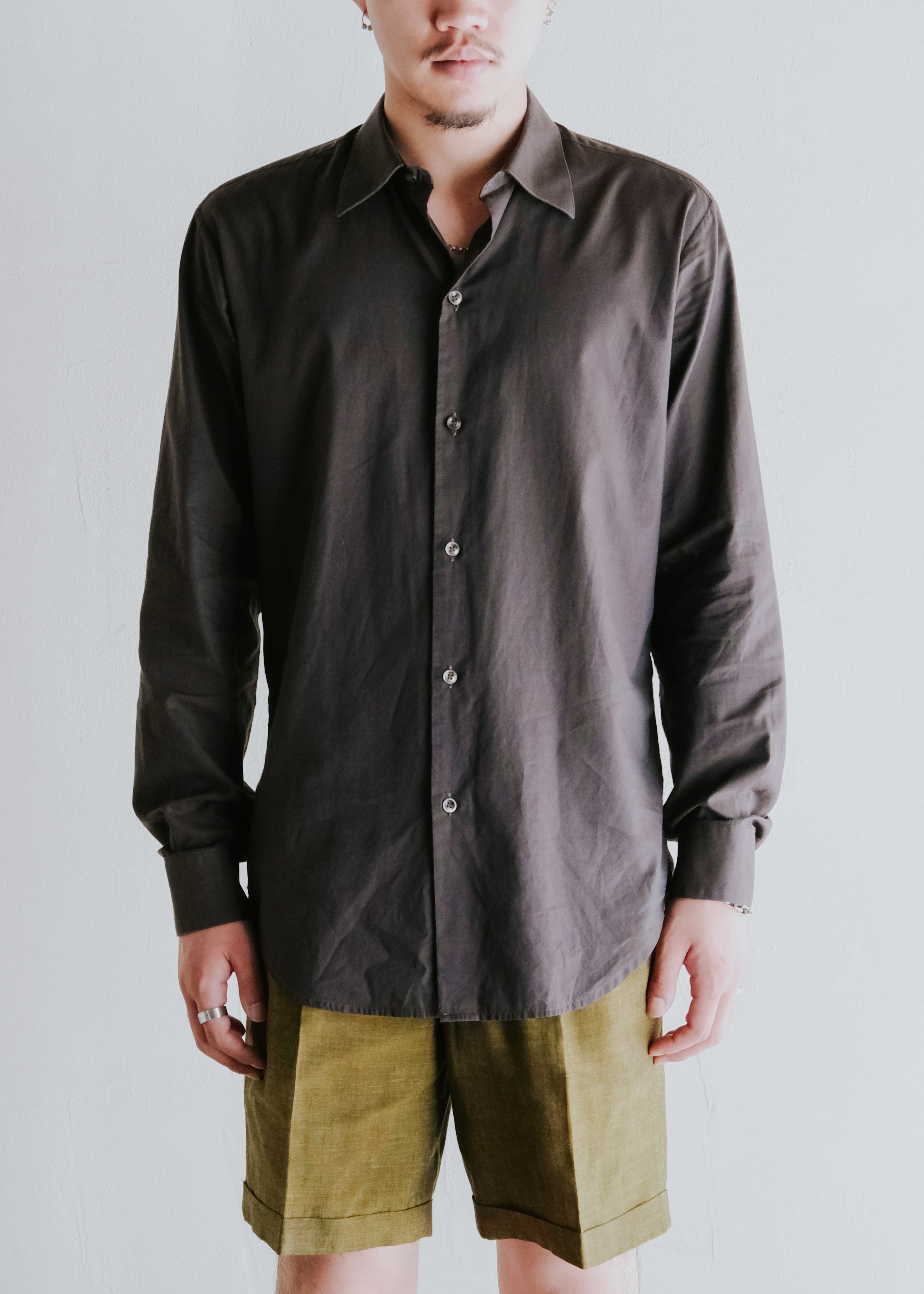 Early 00's Martin Margiela french front regular collar shirt