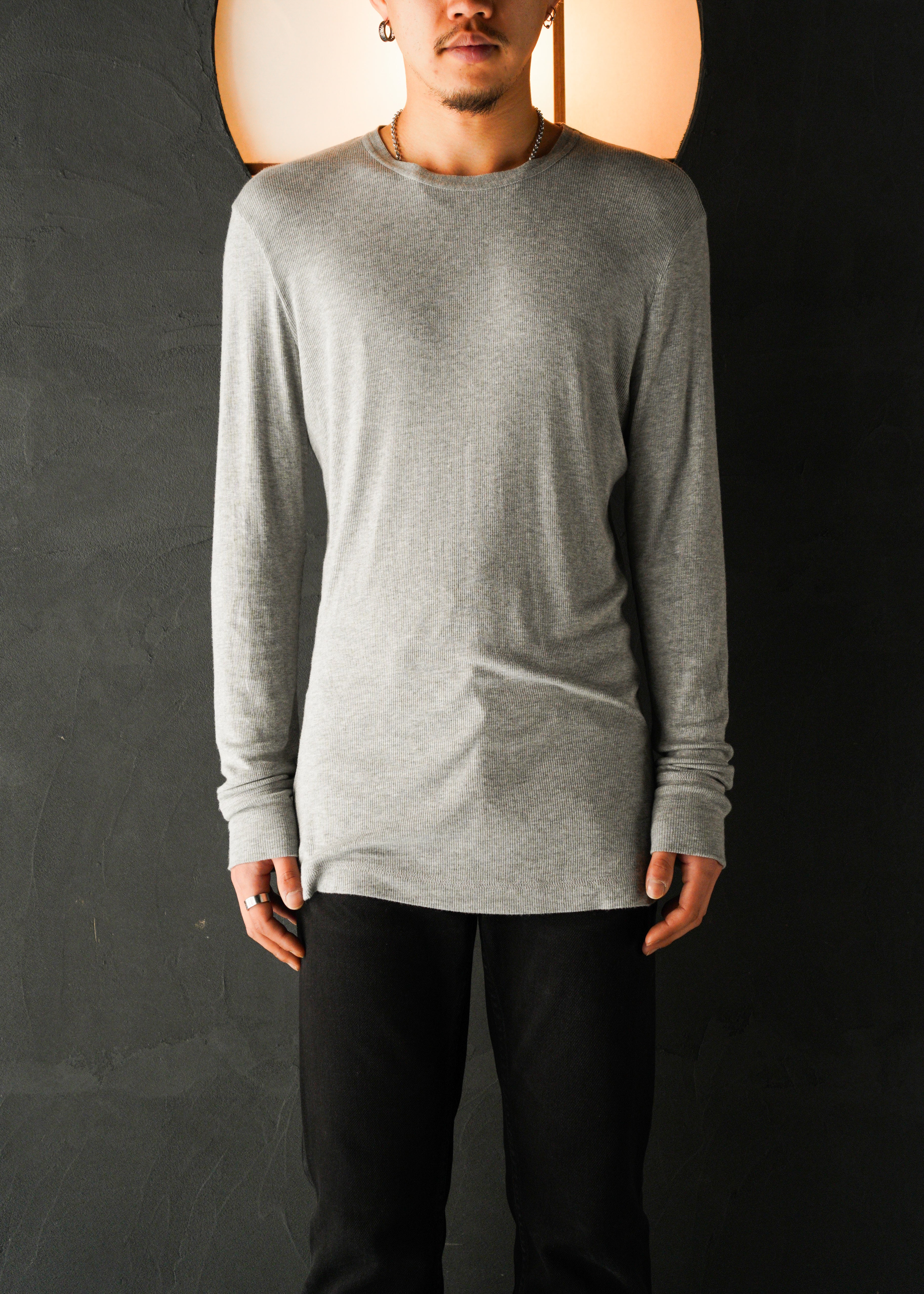 EMPORIO ARMANI 2011SS crew neck long sleeve cut sew
