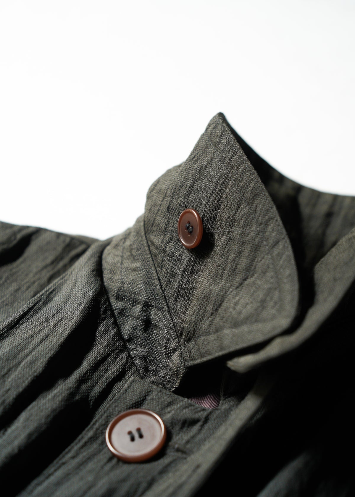 70-80’s GIORGIO ARMANI linen balmacaan coat