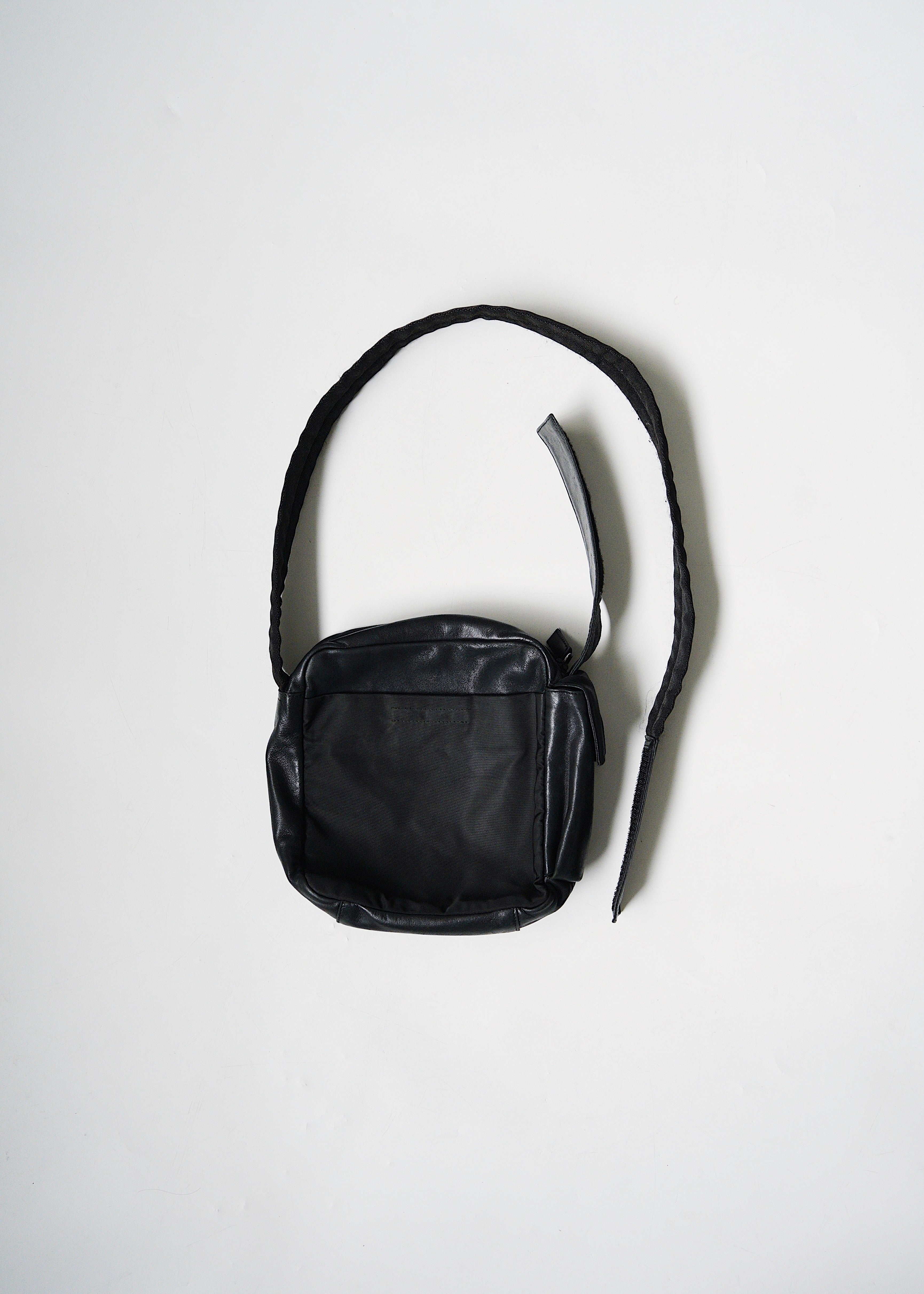 90's PRADA nylon leather shoulder bag