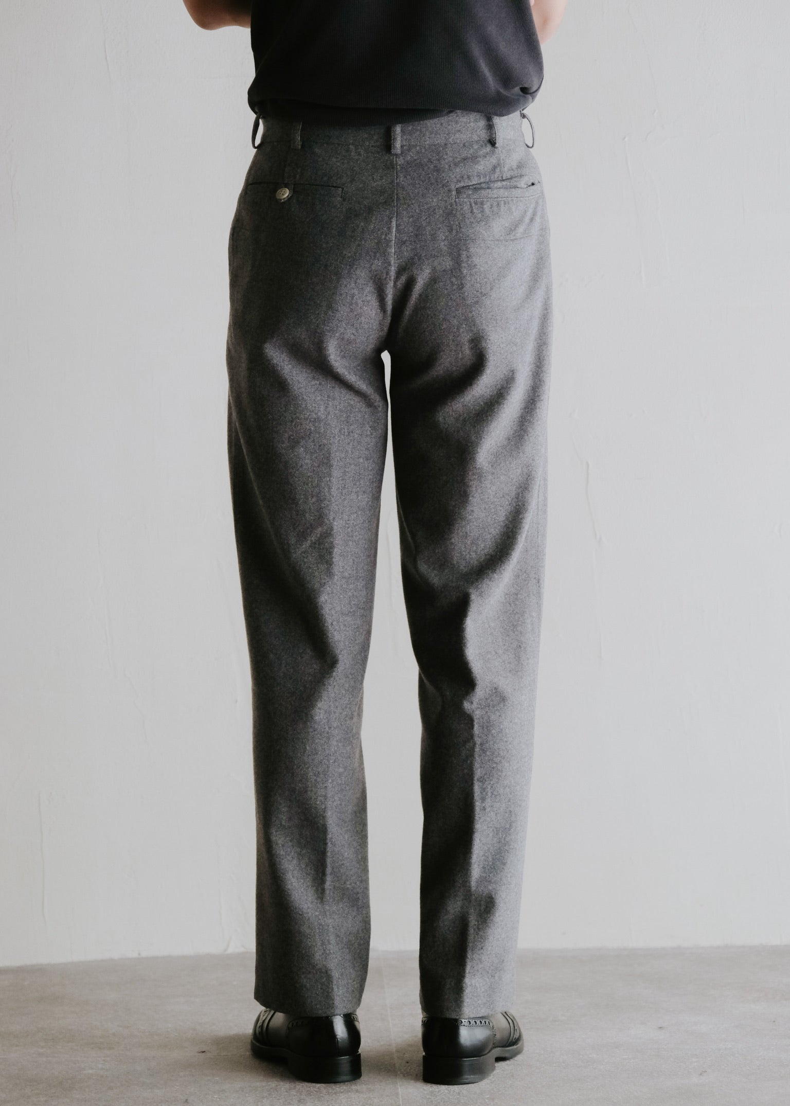 90's A.P.C. cropped wool slacks