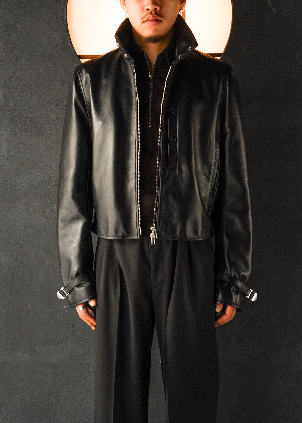 NAMACHEKO 26AW WILBUR LEATHER JACKET