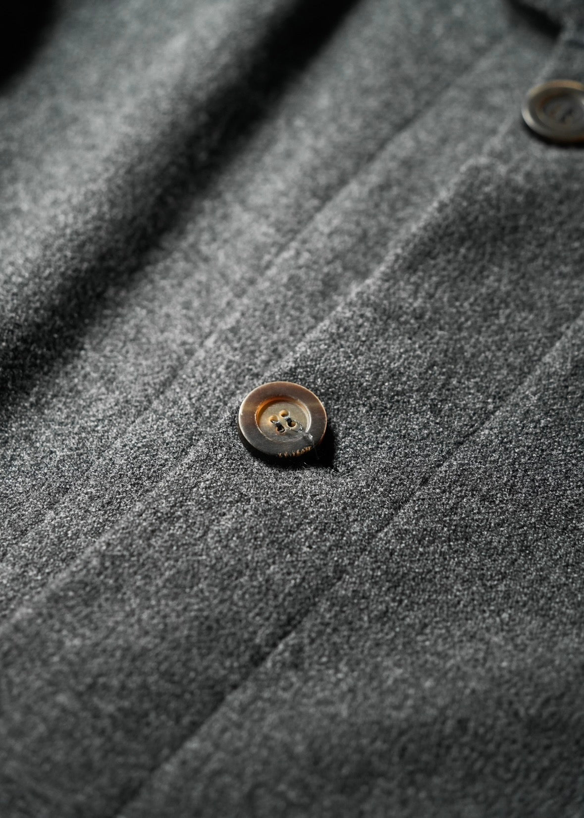 EMPORIO ARMANI 04AW cashmere blend mao collar wool jacket