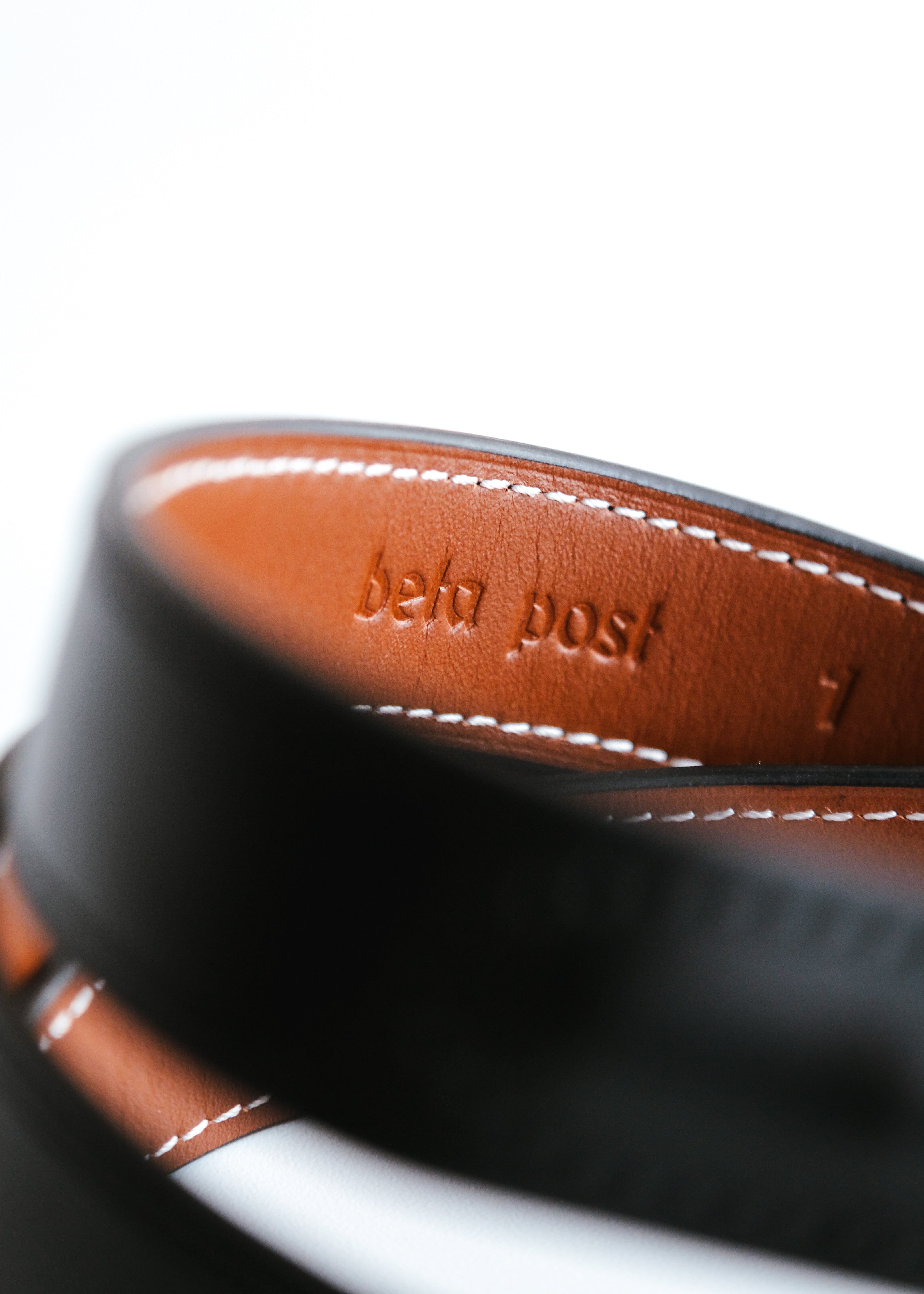 beta post reversible suspension belt 050 Black メンズ
