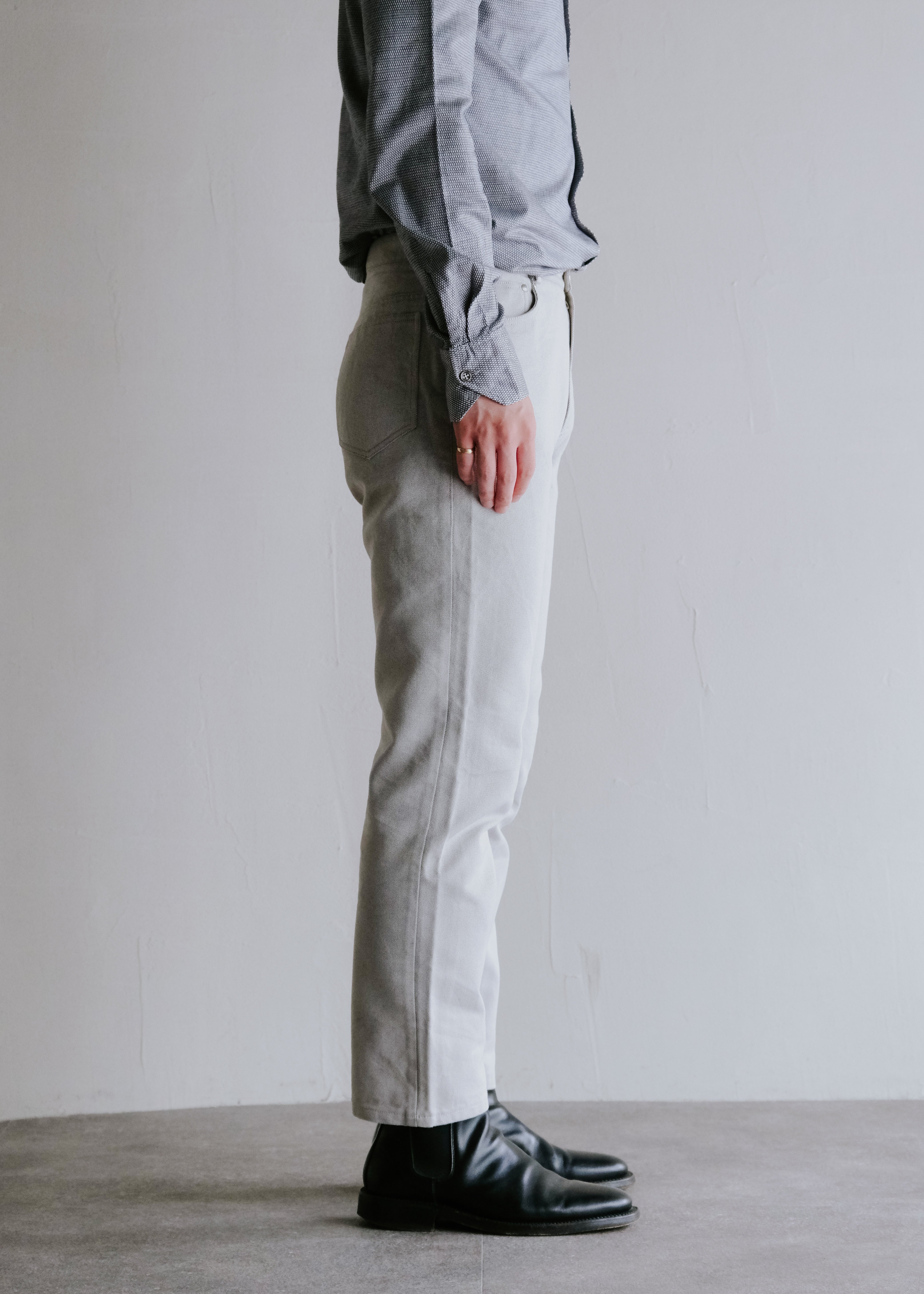 HERMÈS by Martin Margiela five pocket cotton pants