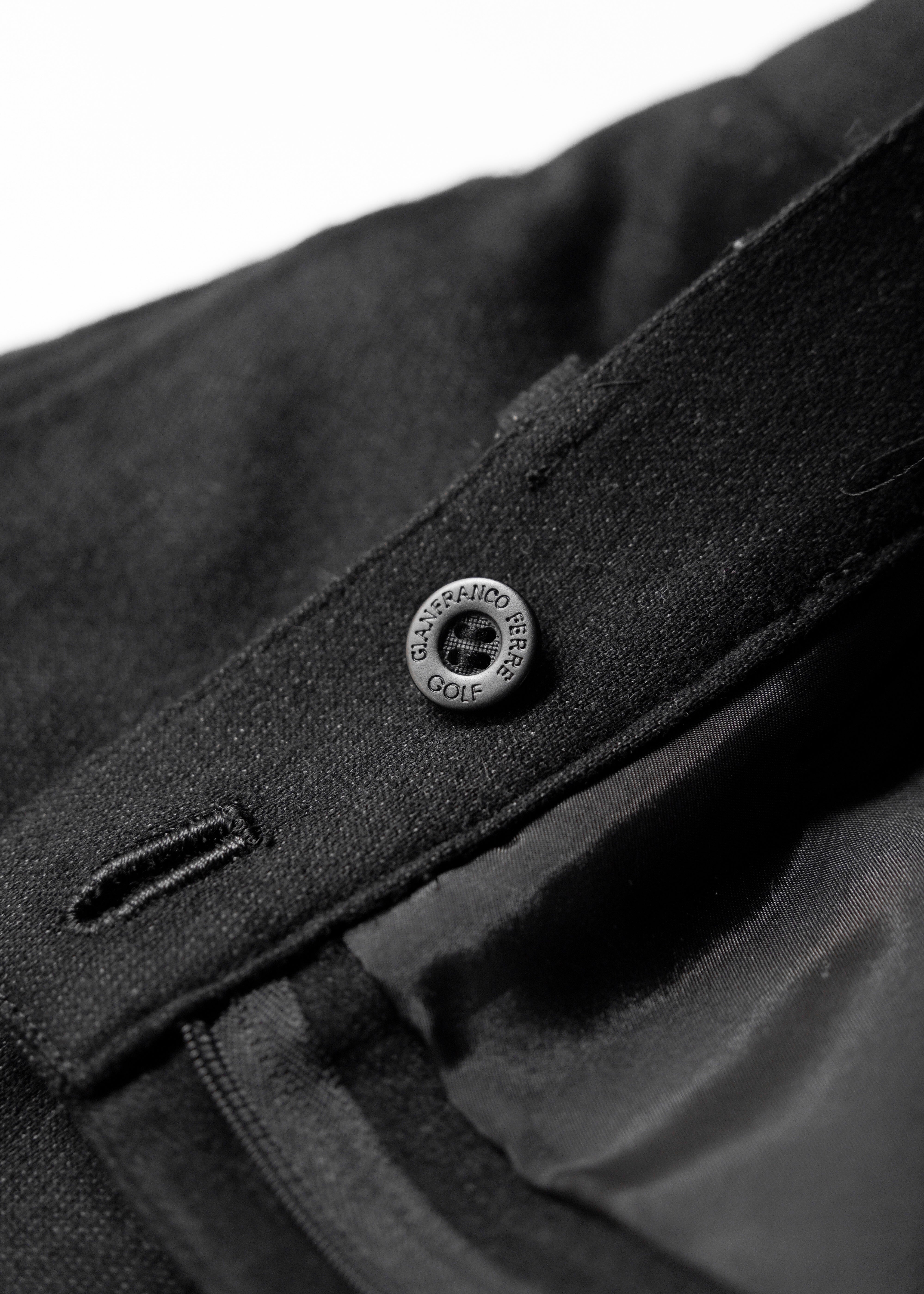 GIANFRANCO FERRE detachable pocket straight slacks