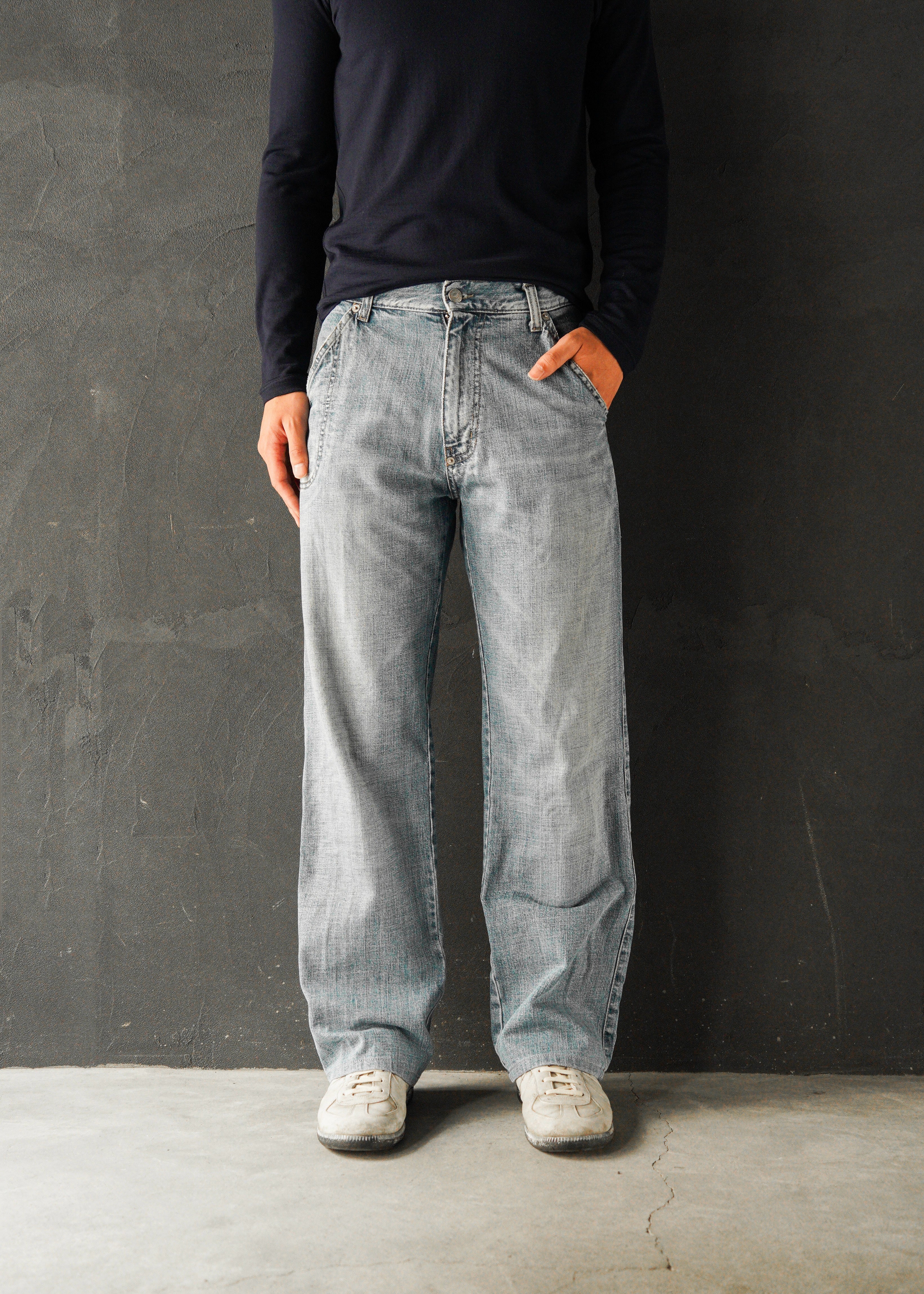 00’s ARMANI JEANS wide straight jeans