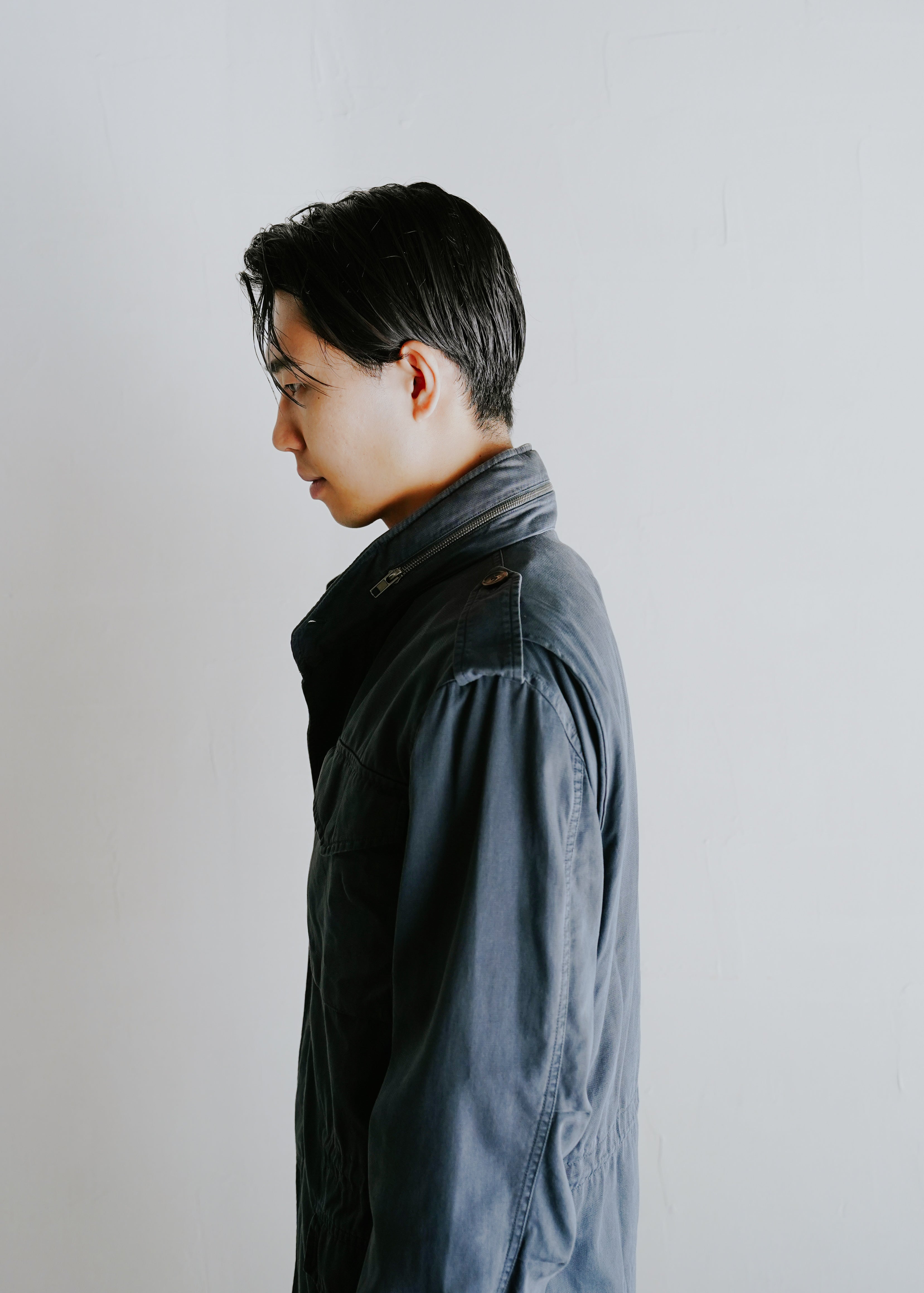 Martin Margiela 08SS fly-front military jacket