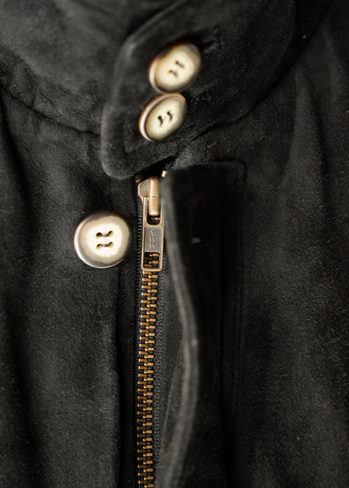 90-00’s Salvatore Ferragamo suede leather valstar jacket