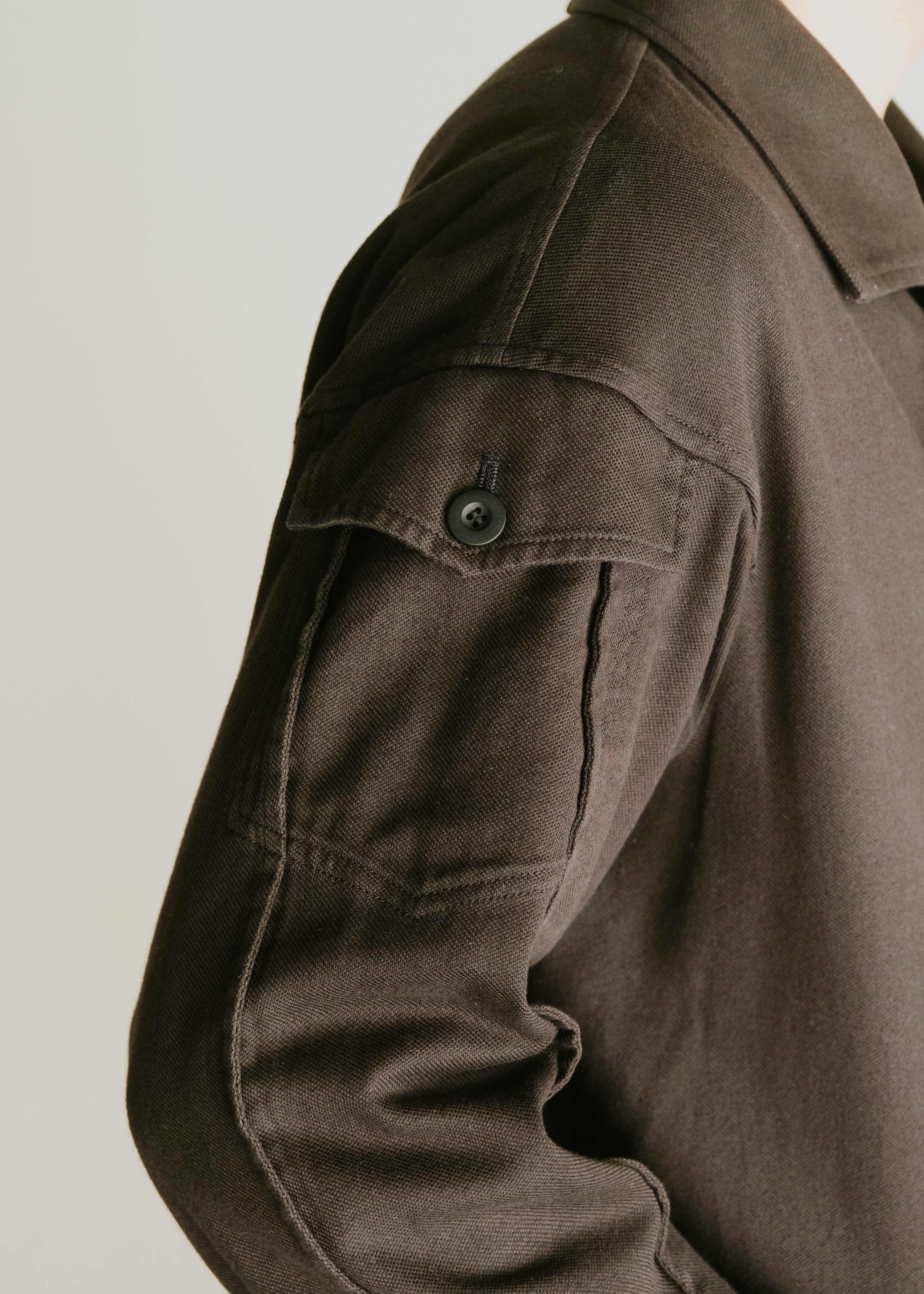 FINAL HOME 14SS multiple pocket cotton peacoat