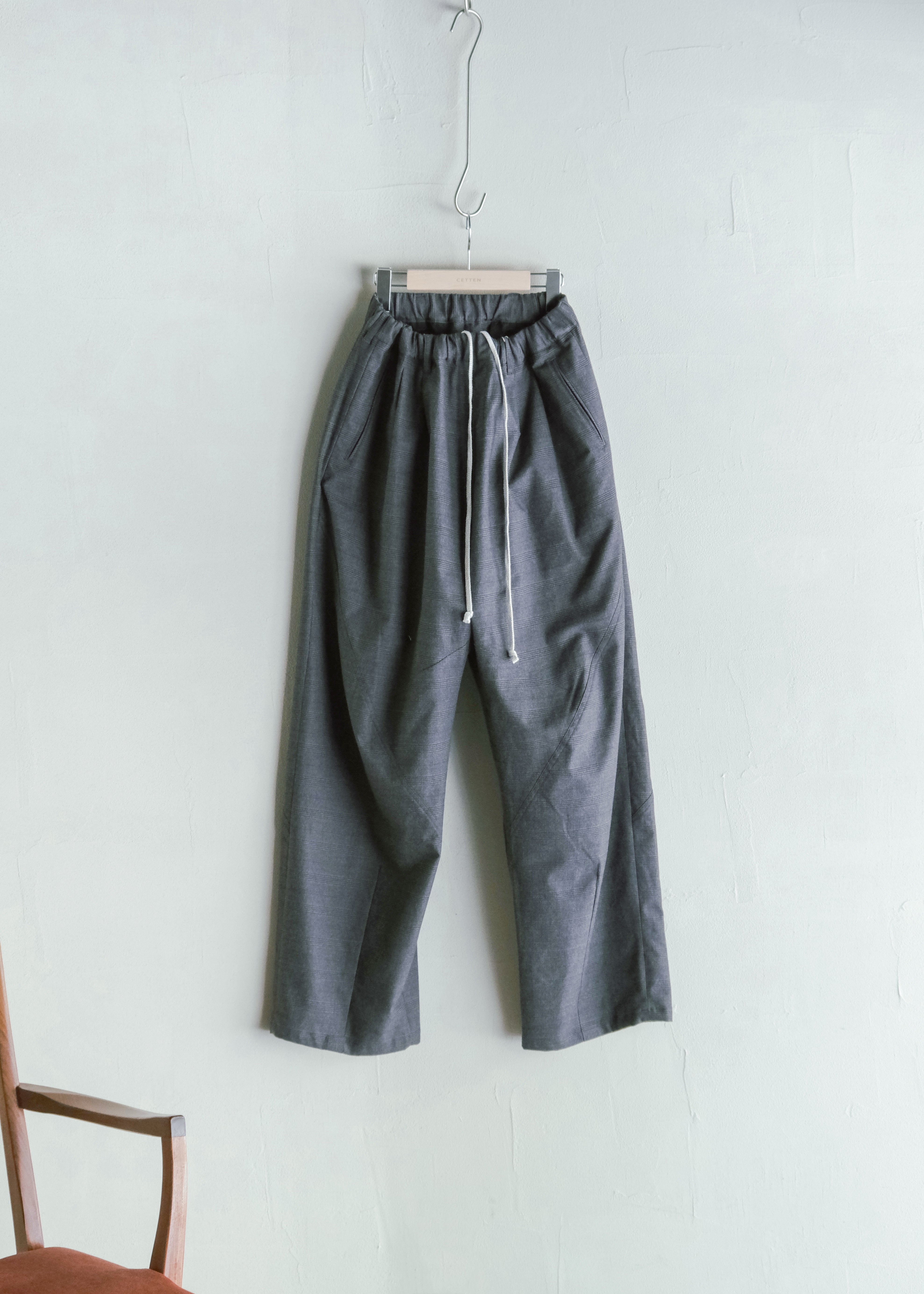 HOMO LUDENS 26AW Ex. Y.M. Jockey easy パンツ charcoal メンズ