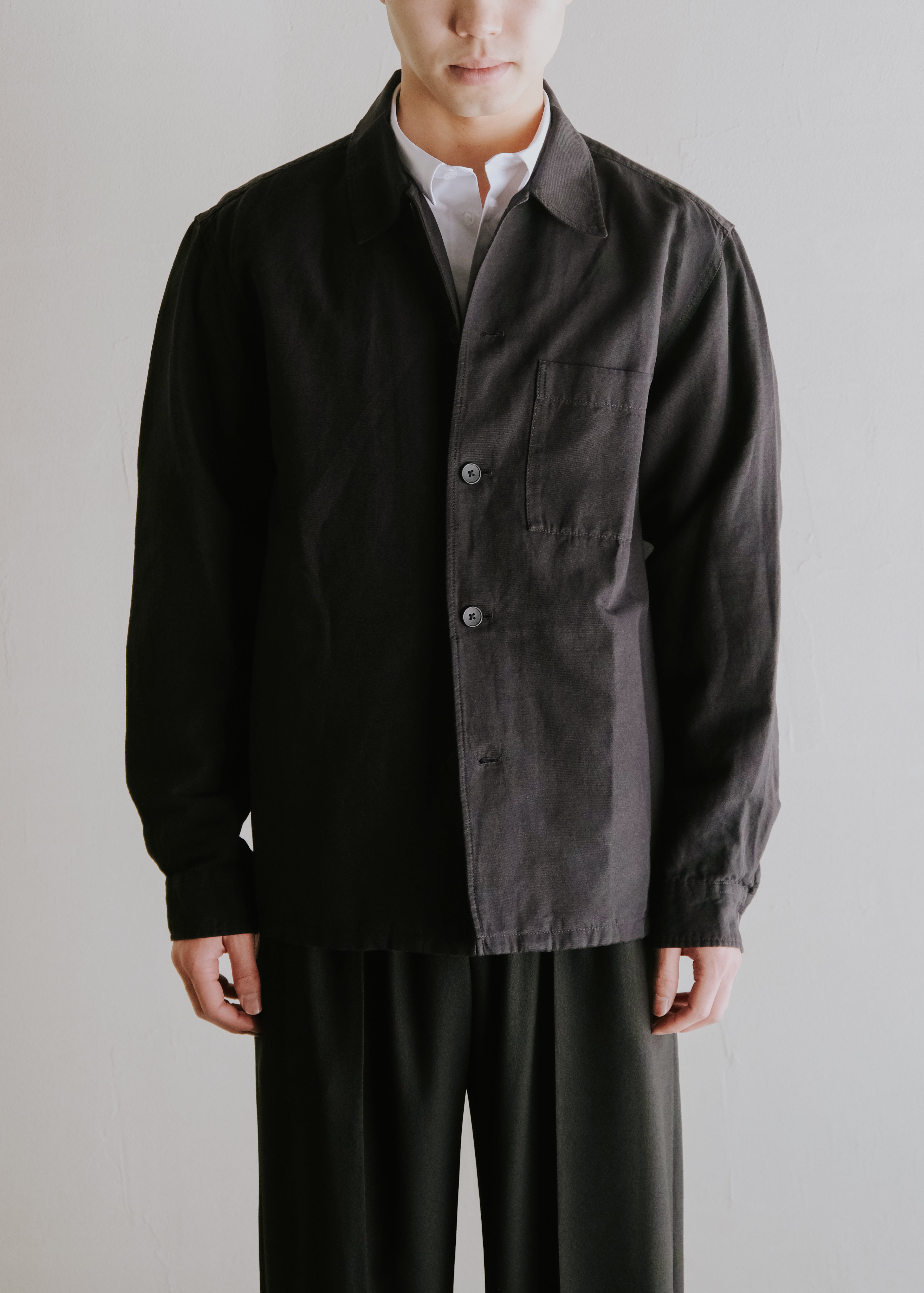 JEAN PAULKNOTT 26SS MEN'S WORKER JACKET / BLACK