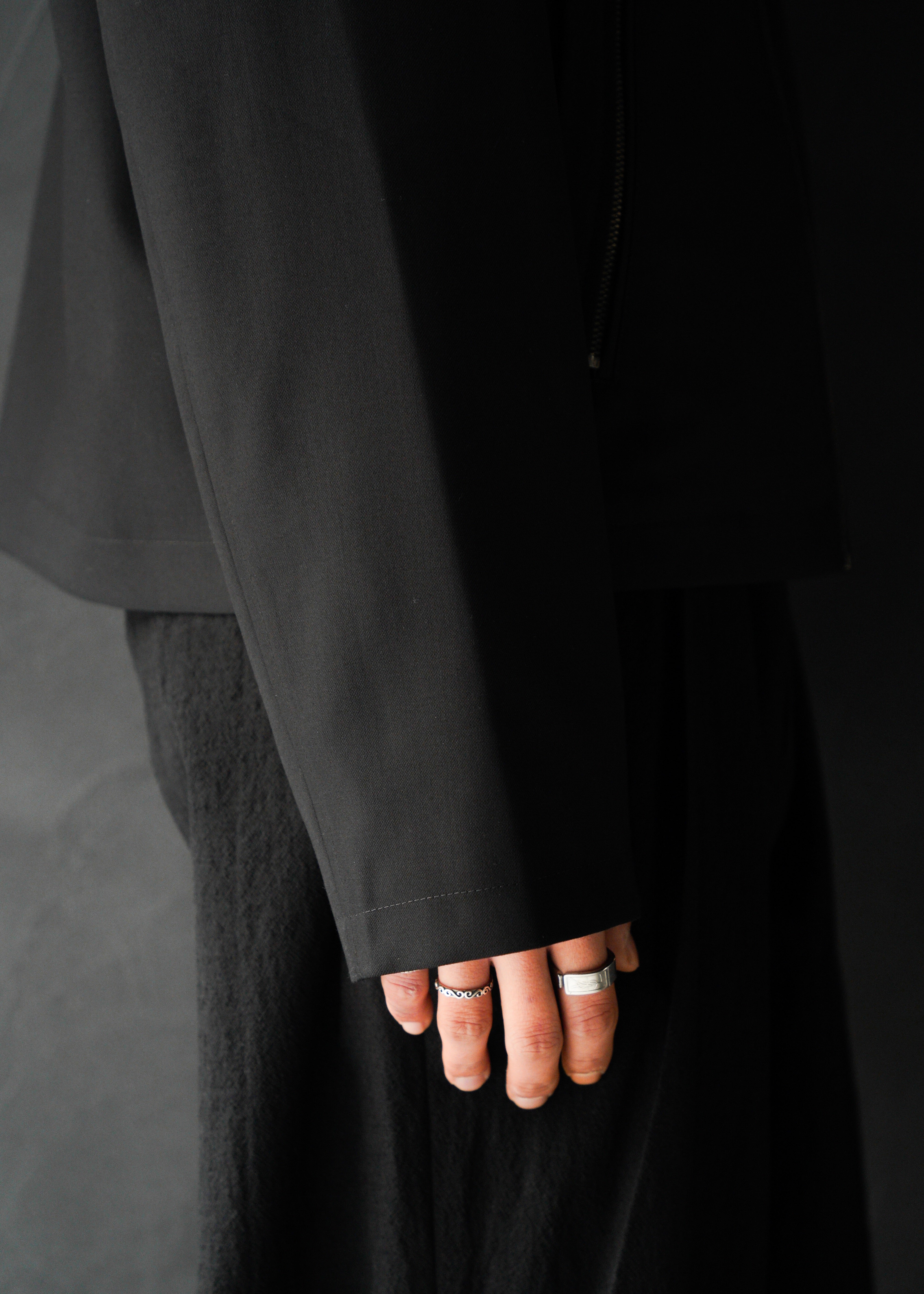SHOOP 26SS EVERYDAY ZIPPER JACKET / Black
