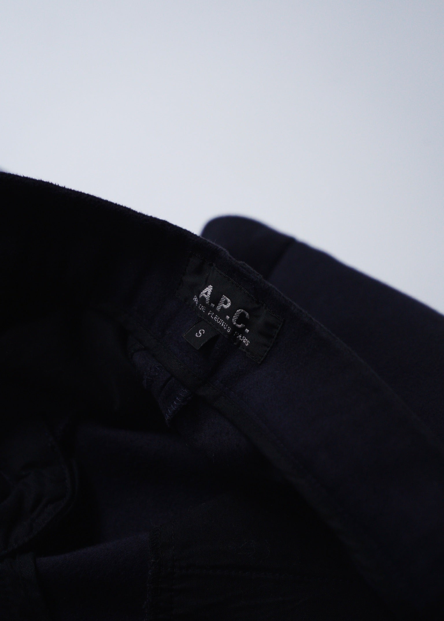 90’s A.P.C mole skin straight pants