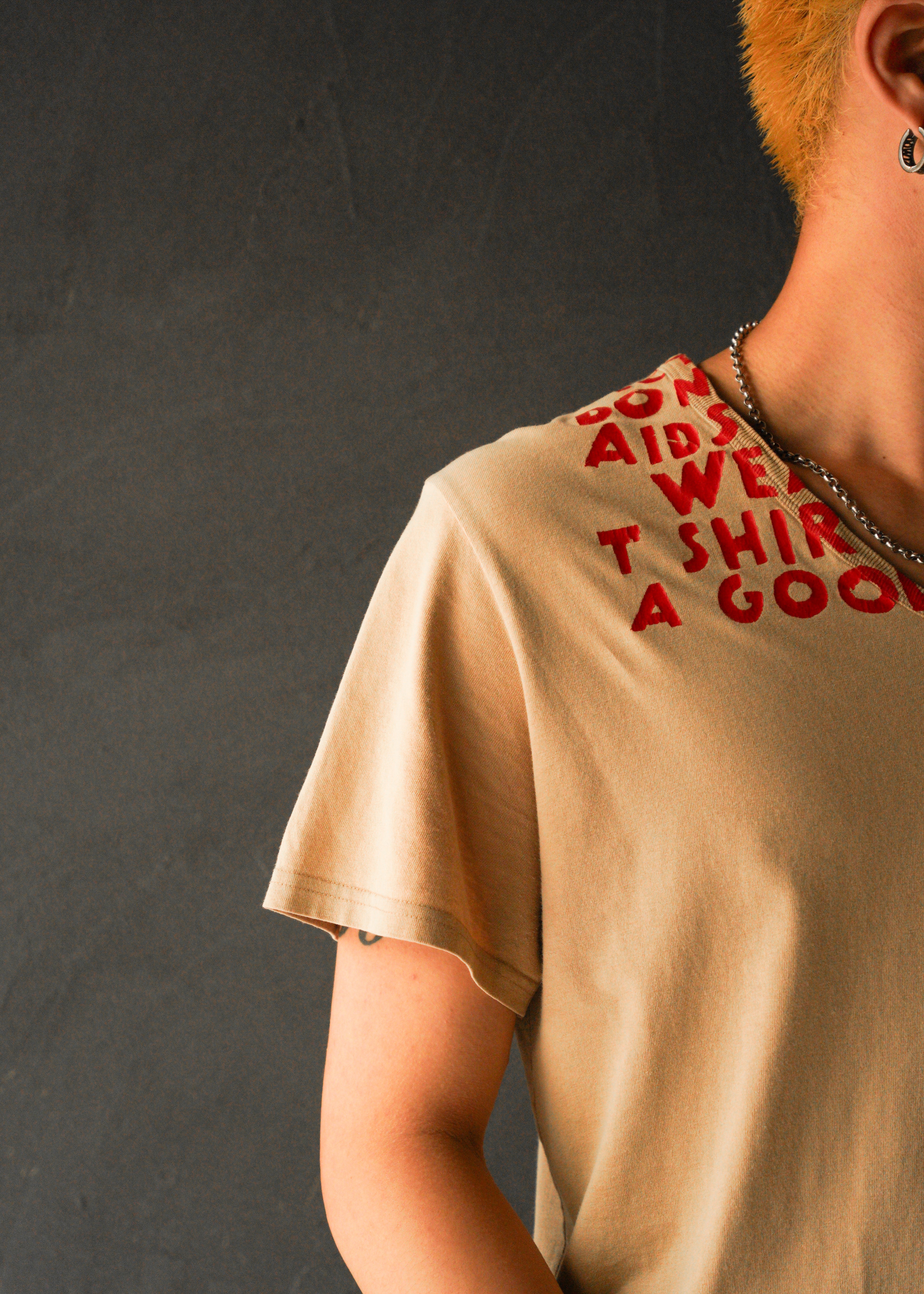 Martin Margiela 08AW AIDS Tee