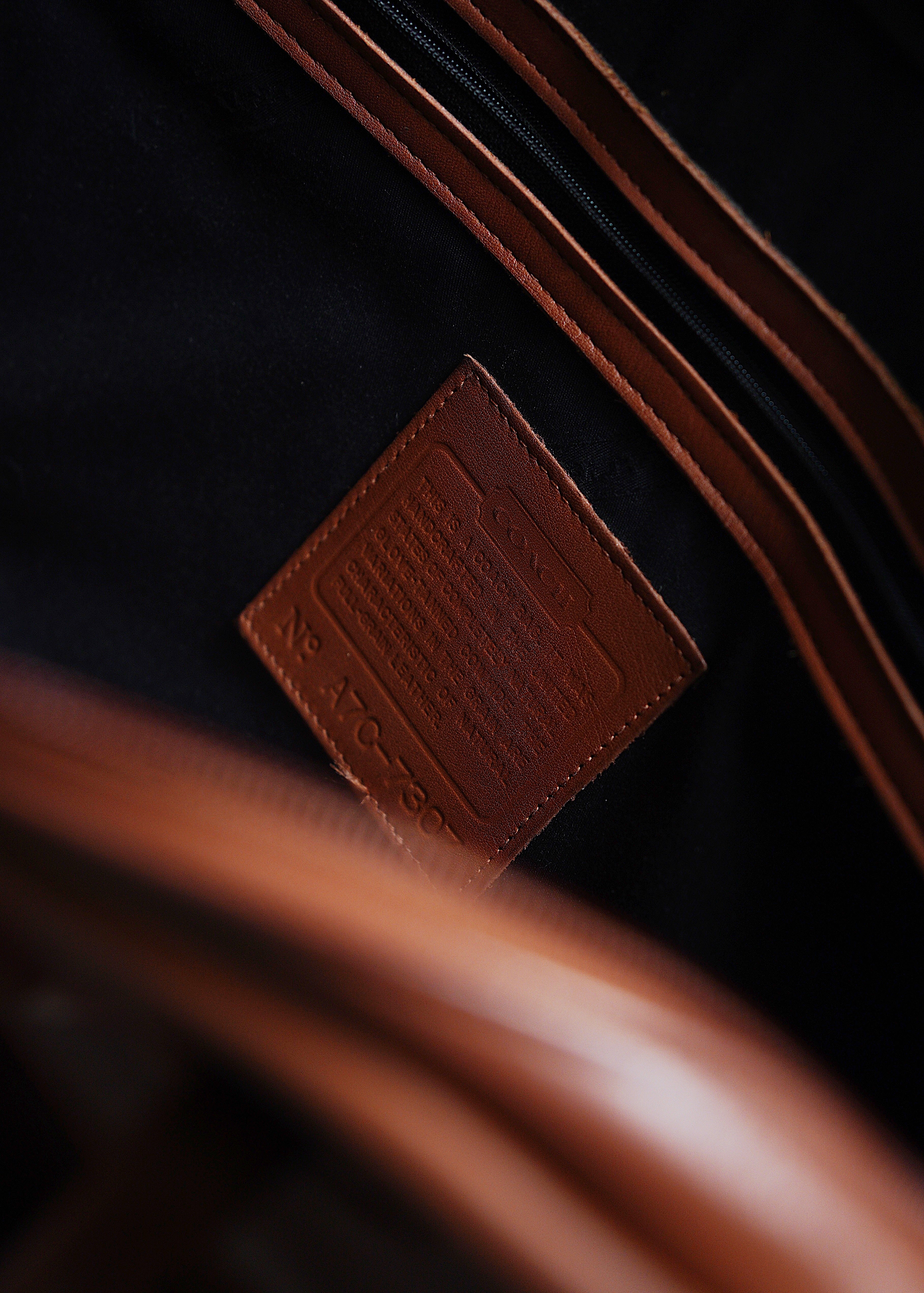 90's COACH leather tote bag