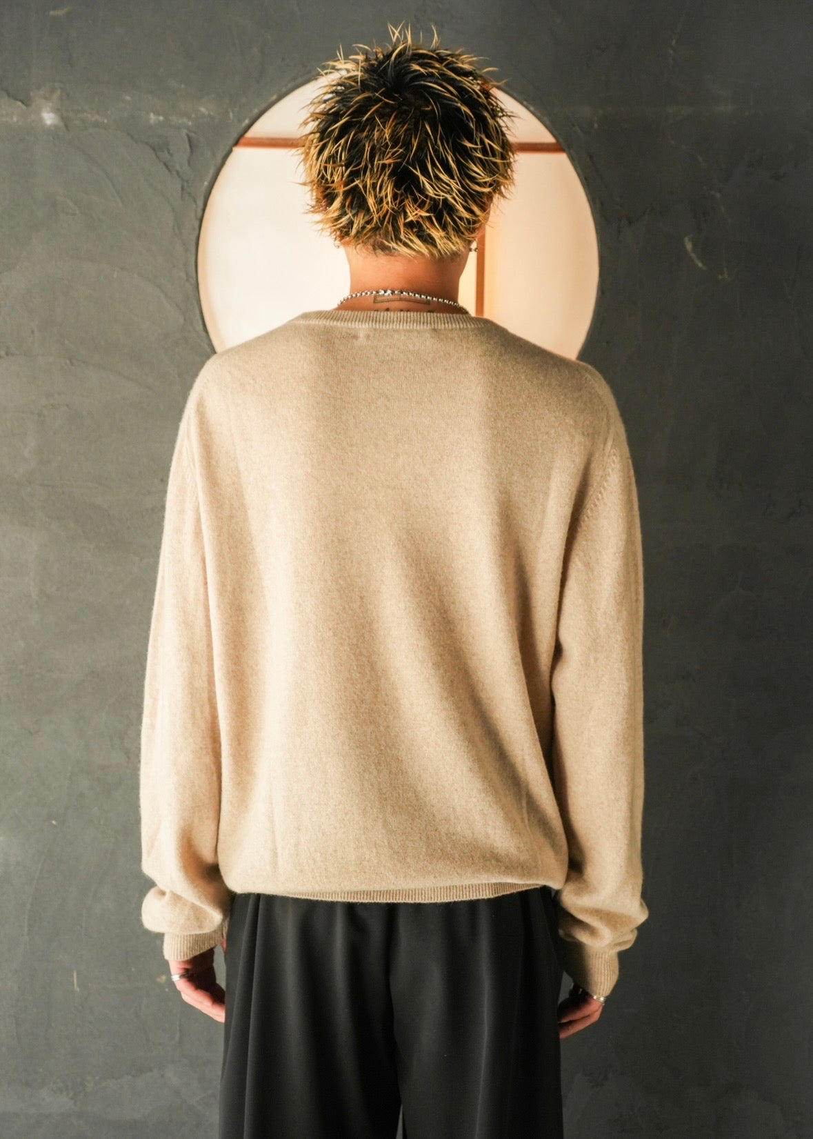 V neck cashmere knit