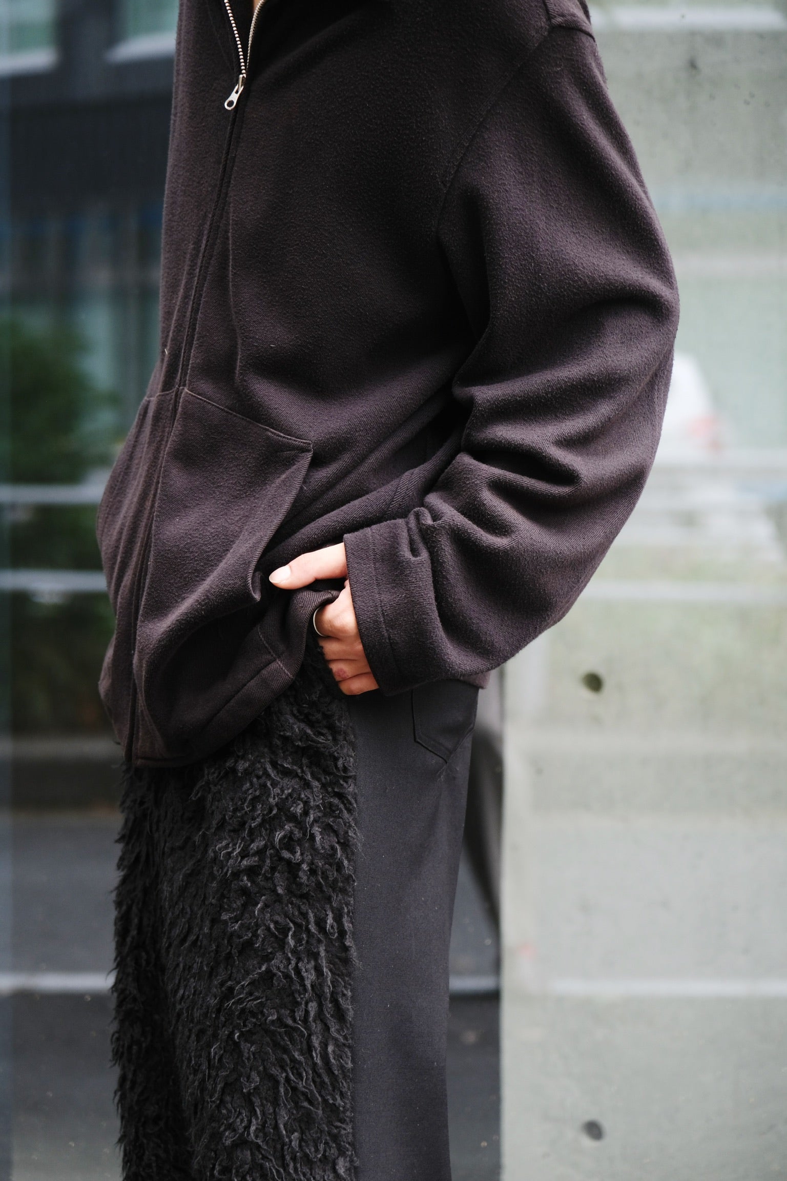 Y's for men 94SS cotton loose drizzler jacket